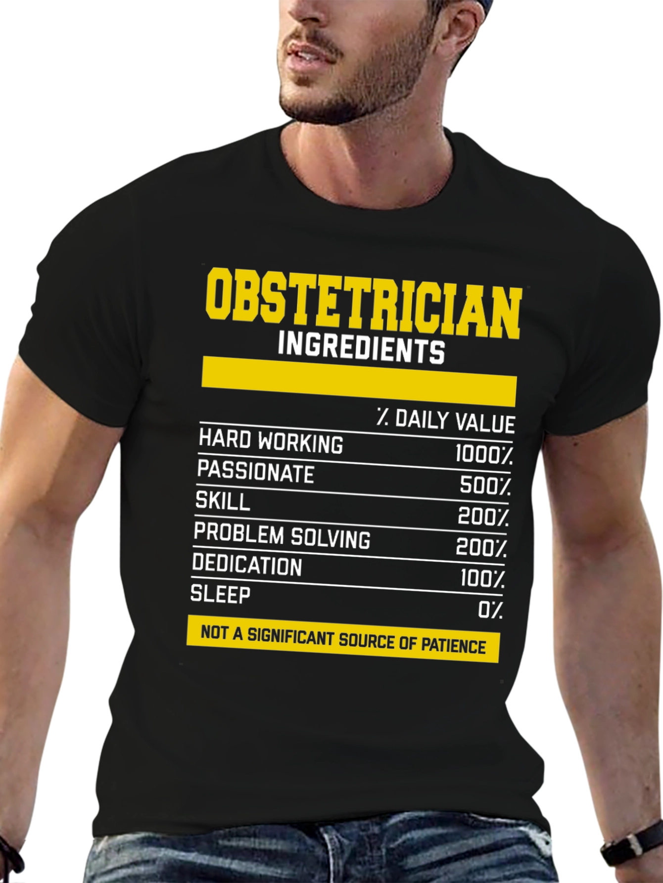 Obstetrician Ingredients T-Shirt: Humorous & Unique