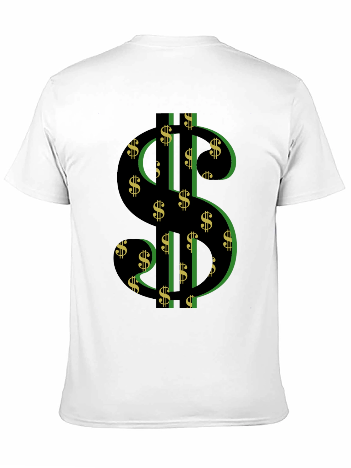 Dollar Sign Graphic T-Shirt - Black