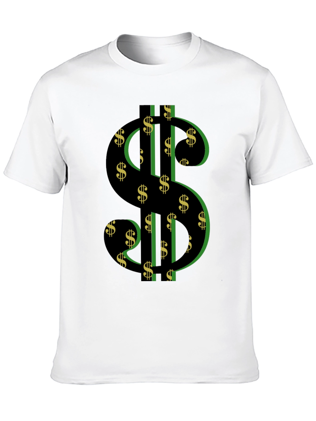 Dollar Sign Graphic T-Shirt - Black