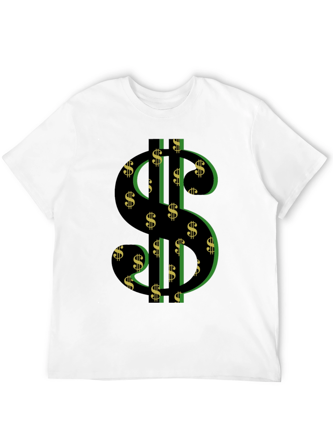 Dollar Sign Graphic T-Shirt - Black