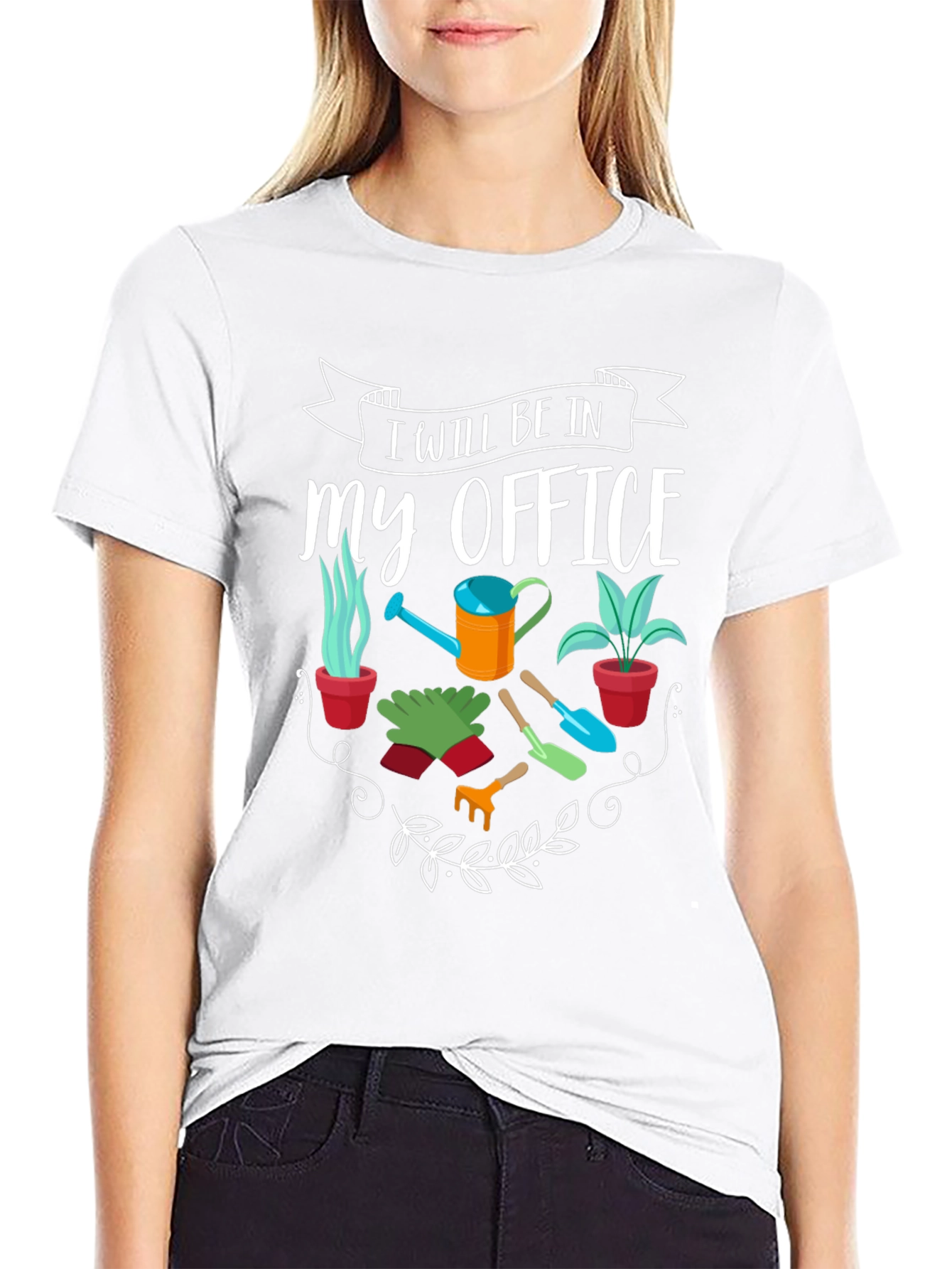 Gardeners Office T-Shirt: Planting & Gardening Humor Tee