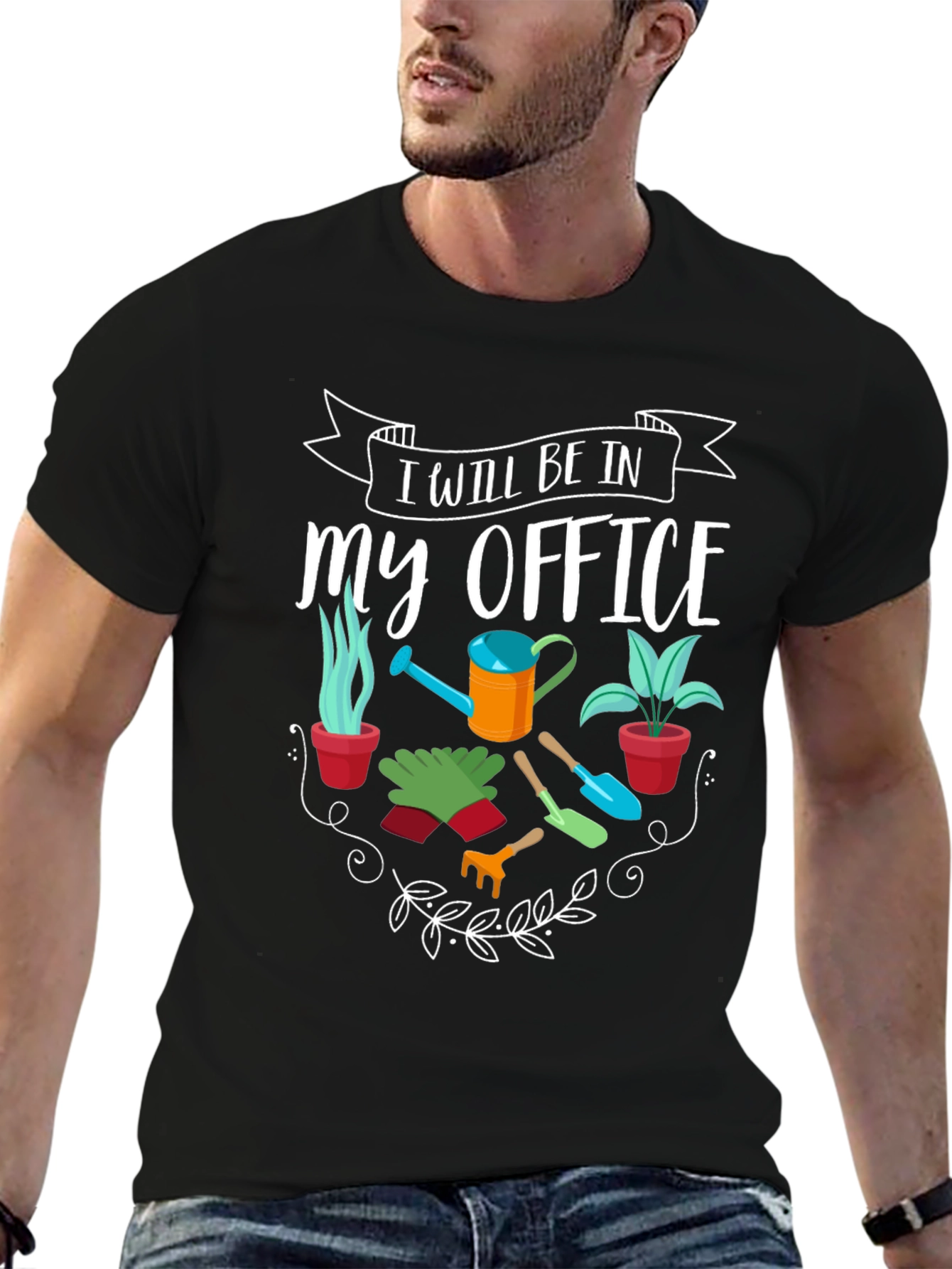 Gardeners Office T-Shirt: Planting & Gardening Humor Tee