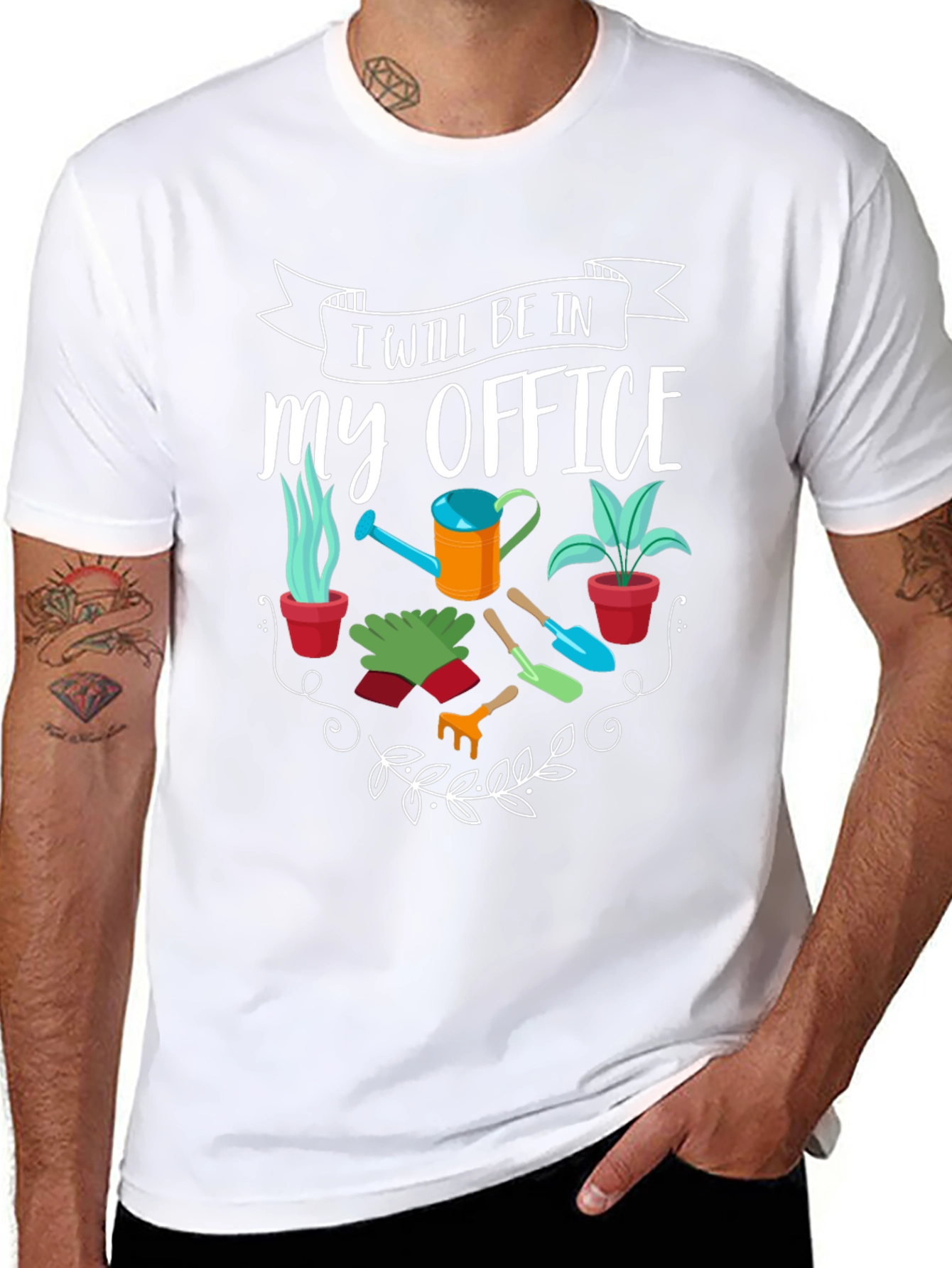 Gardeners Office T-Shirt: Planting & Gardening Humor Tee