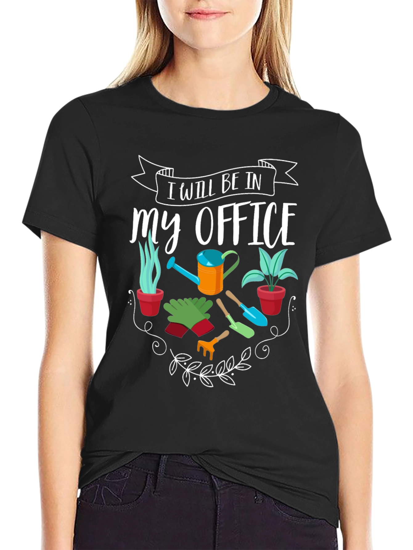 Gardeners Office T-Shirt: Planting & Gardening Humor Tee