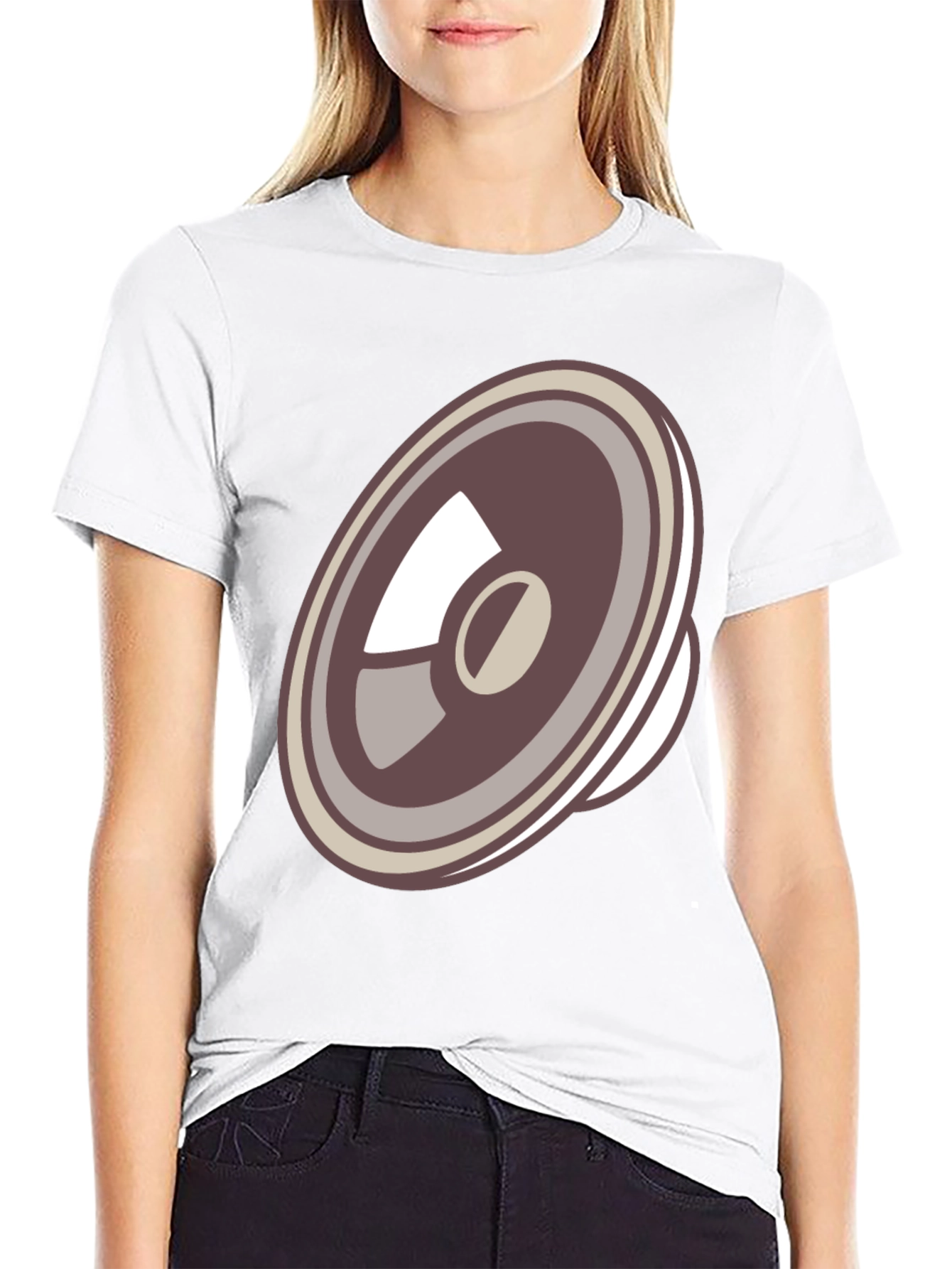 Speaker Graphic Black T-Shirt