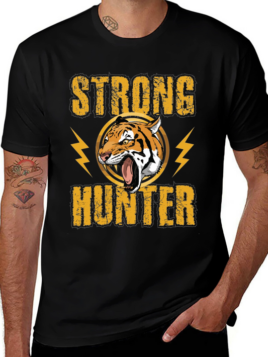 Strong Hunter Tiger Graphic T-Shirt