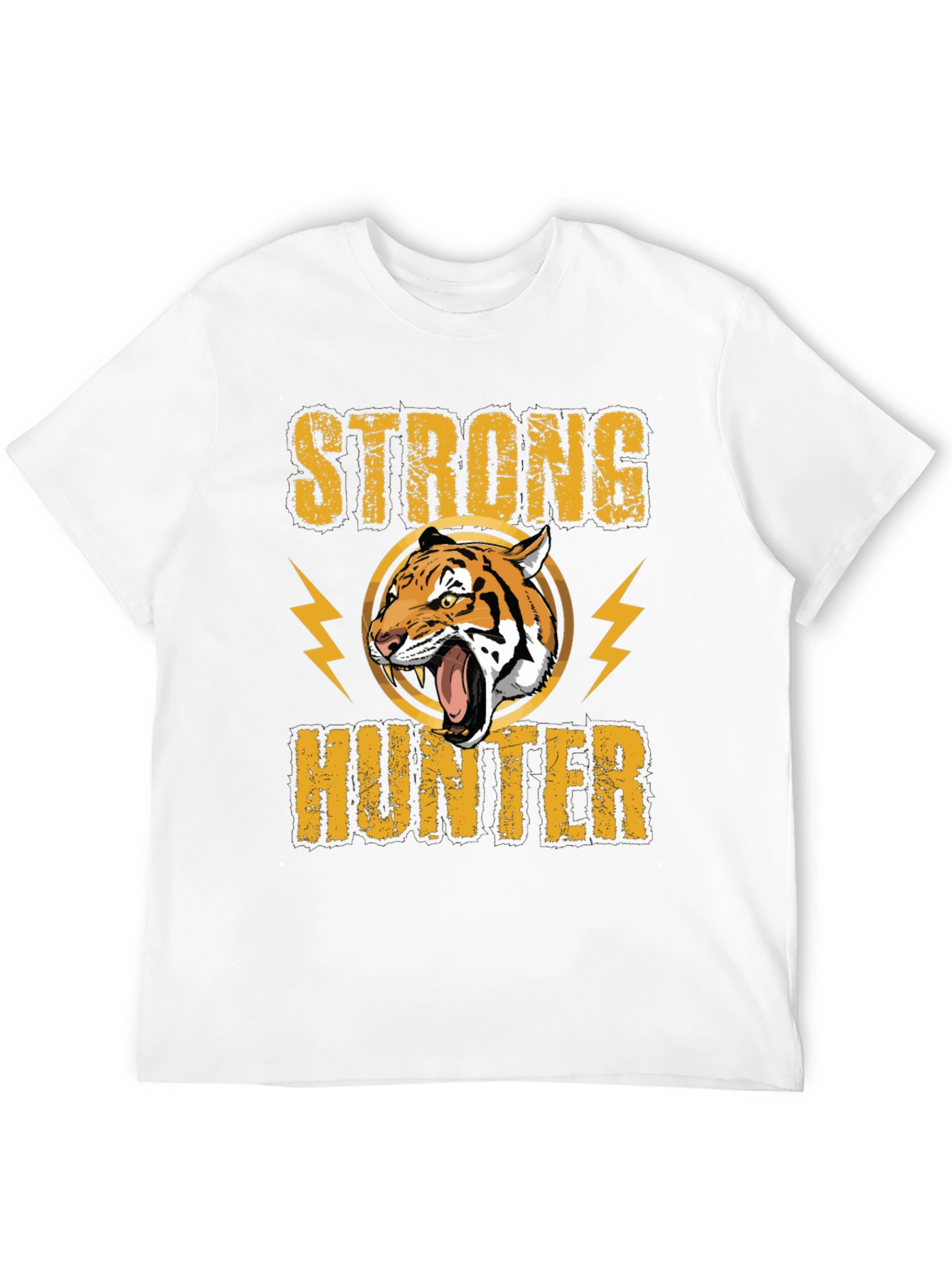 Strong Hunter Tiger Graphic T-Shirt