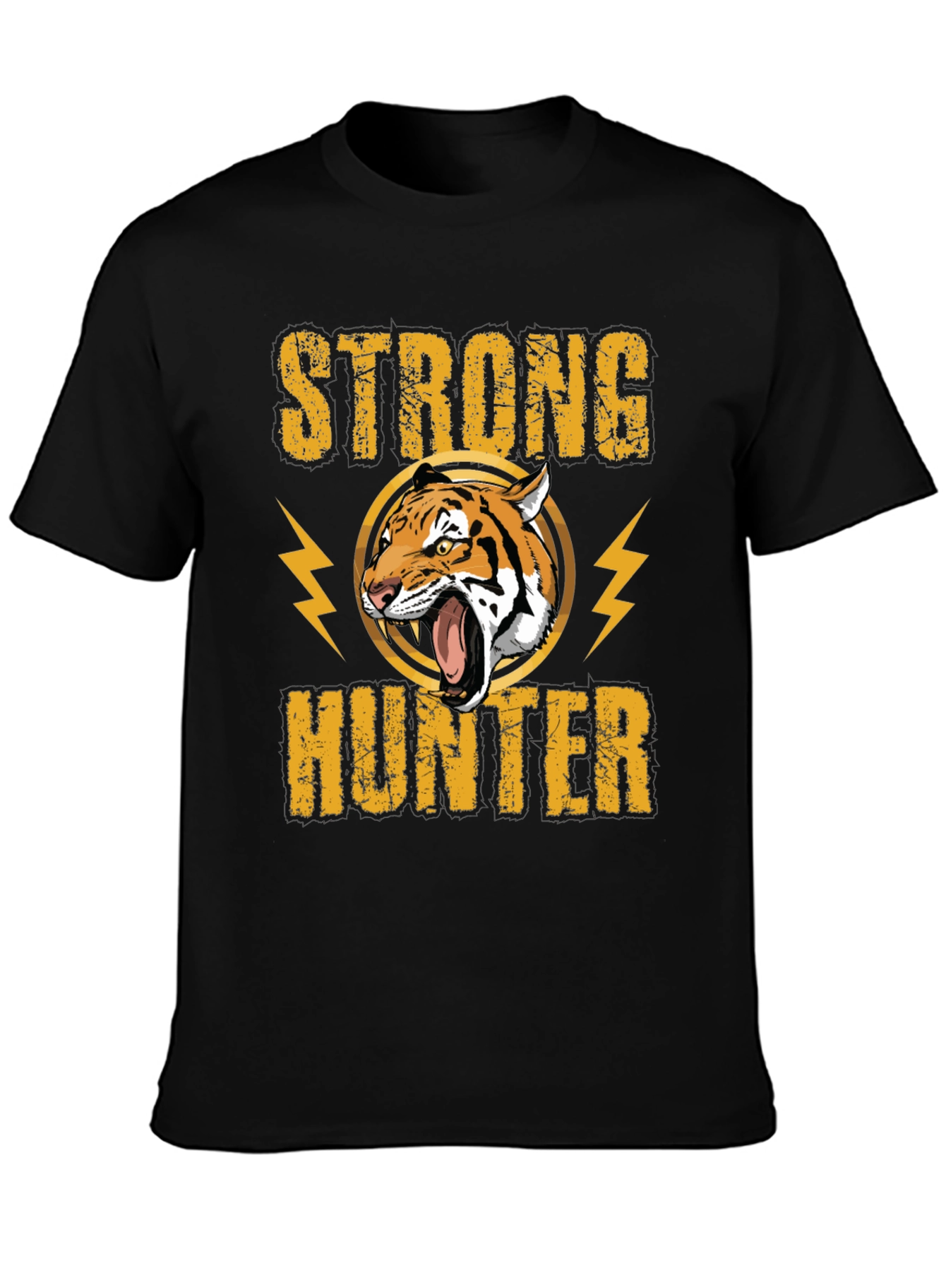 Strong Hunter Tiger Graphic T-Shirt