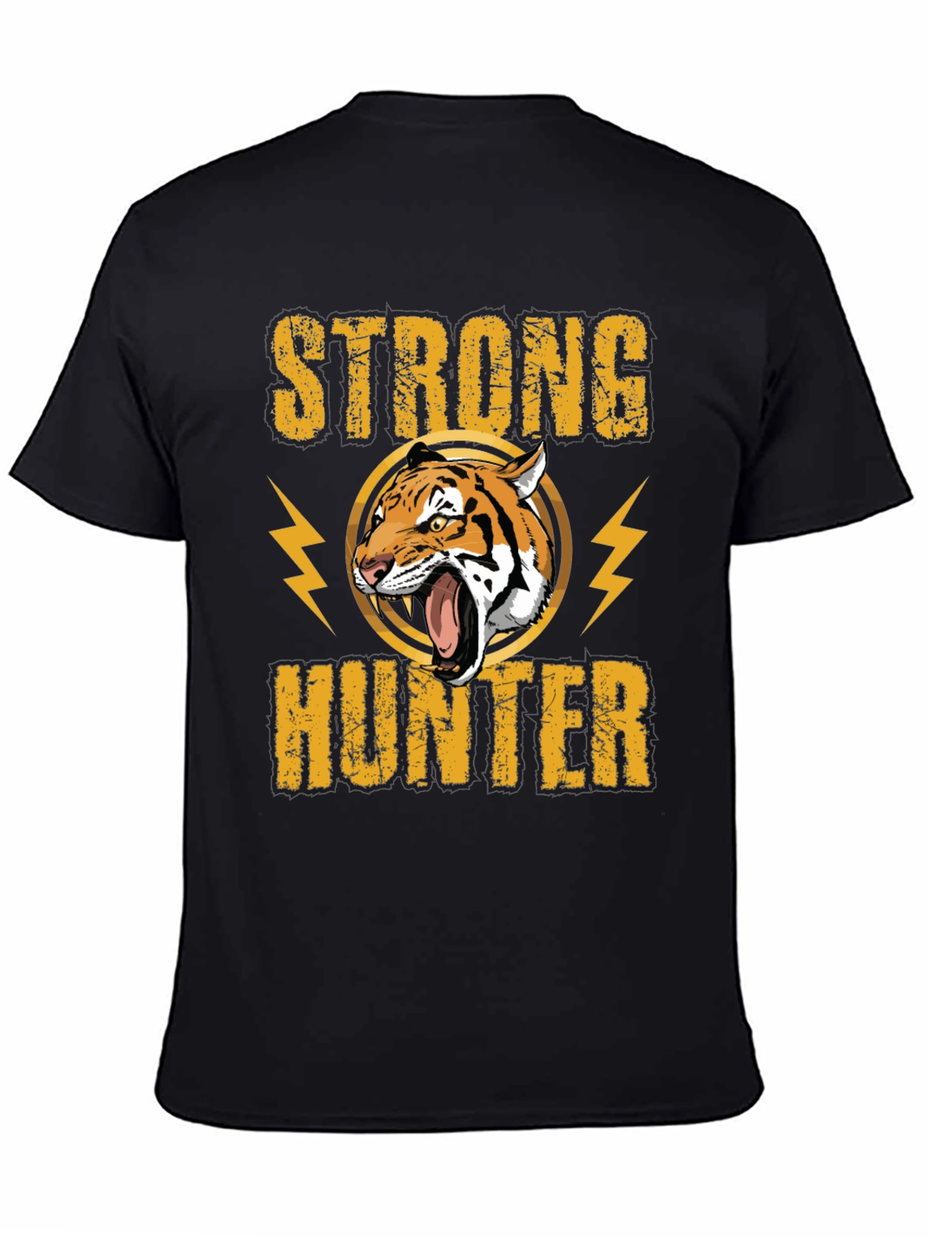 Strong Hunter Tiger Graphic T-Shirt