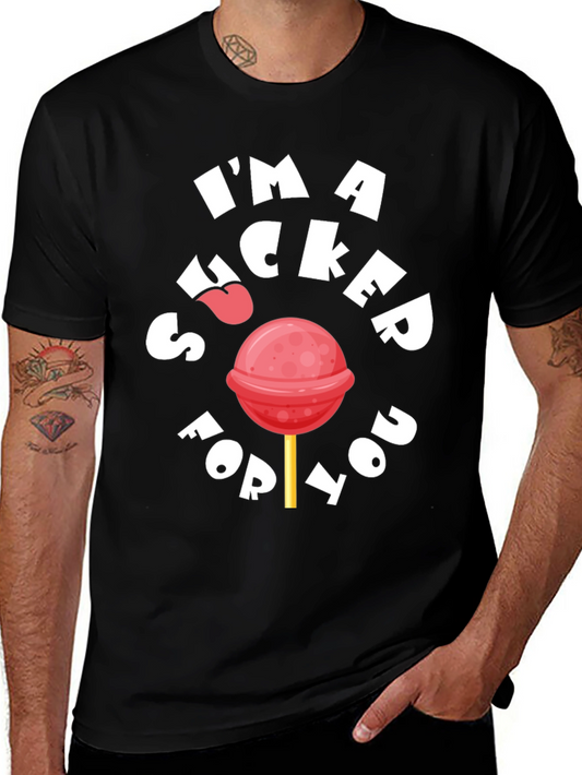 Sucker For You Graphic Tee - Black T-Shirt