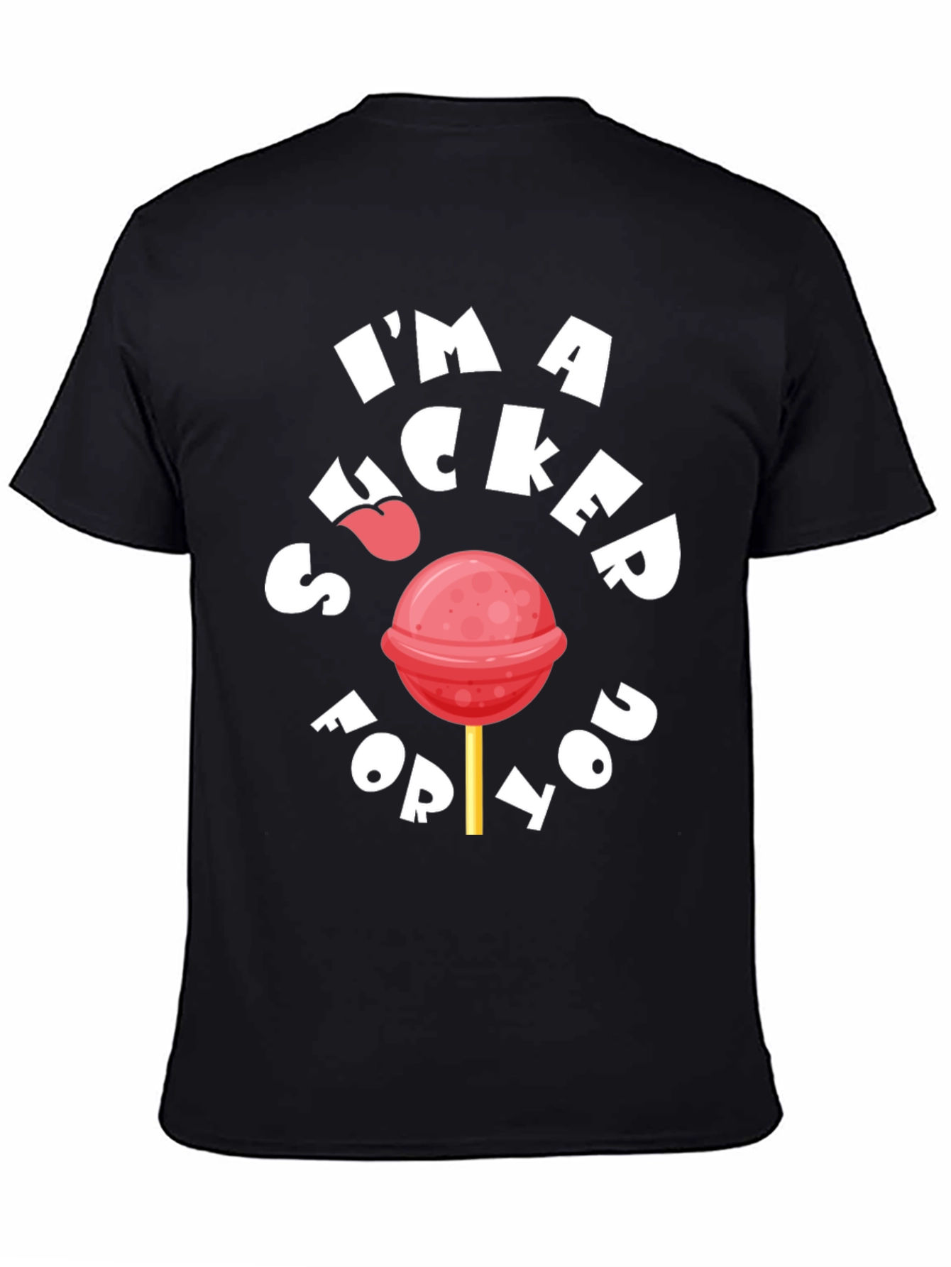 Sucker For You Graphic Tee - Black T-Shirt