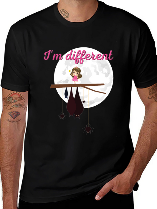 Unique Halloween Im Different Graphic Tee