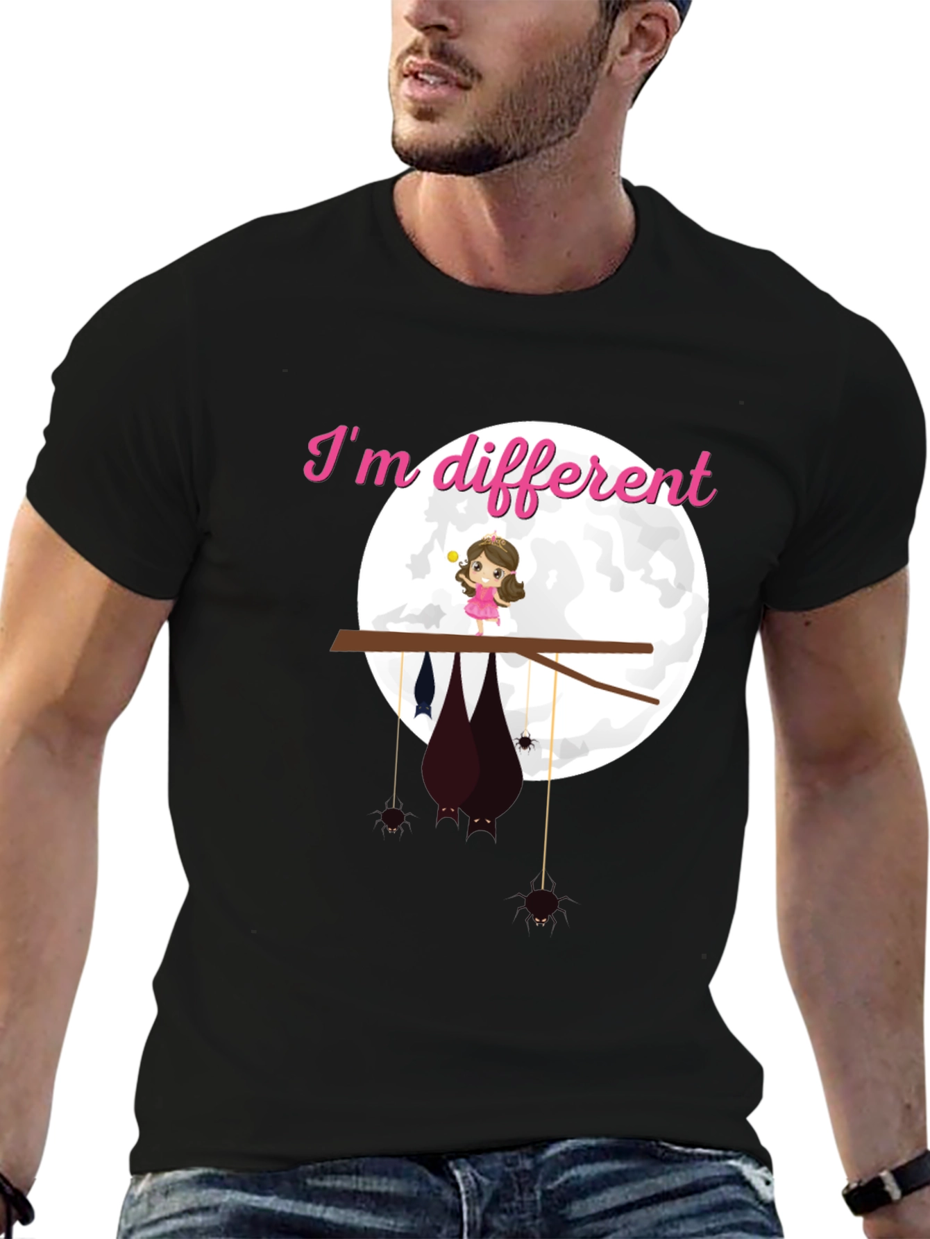 Unique Halloween Im Different Graphic Tee