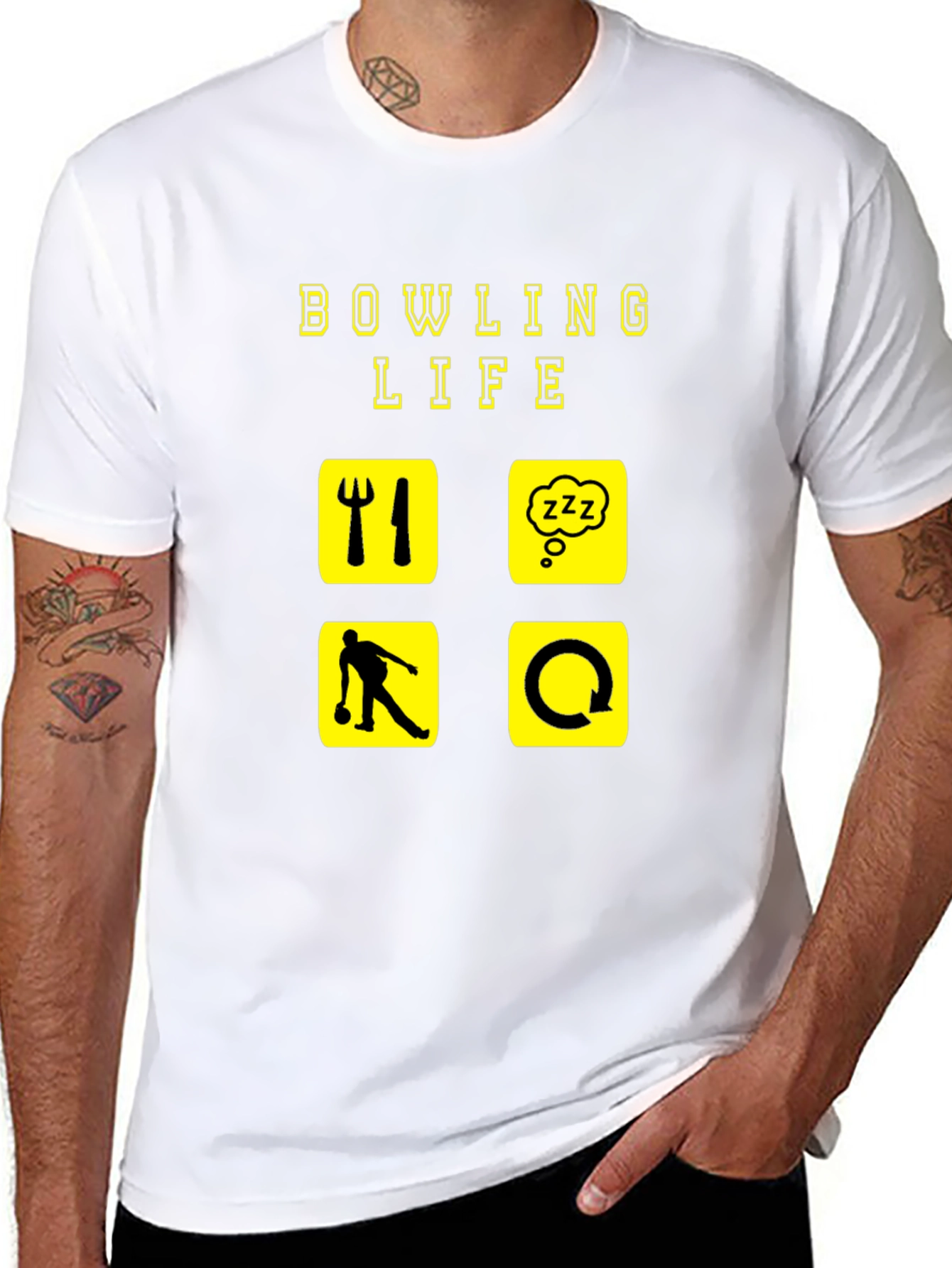 Bowling Life Graphic T-Shirt