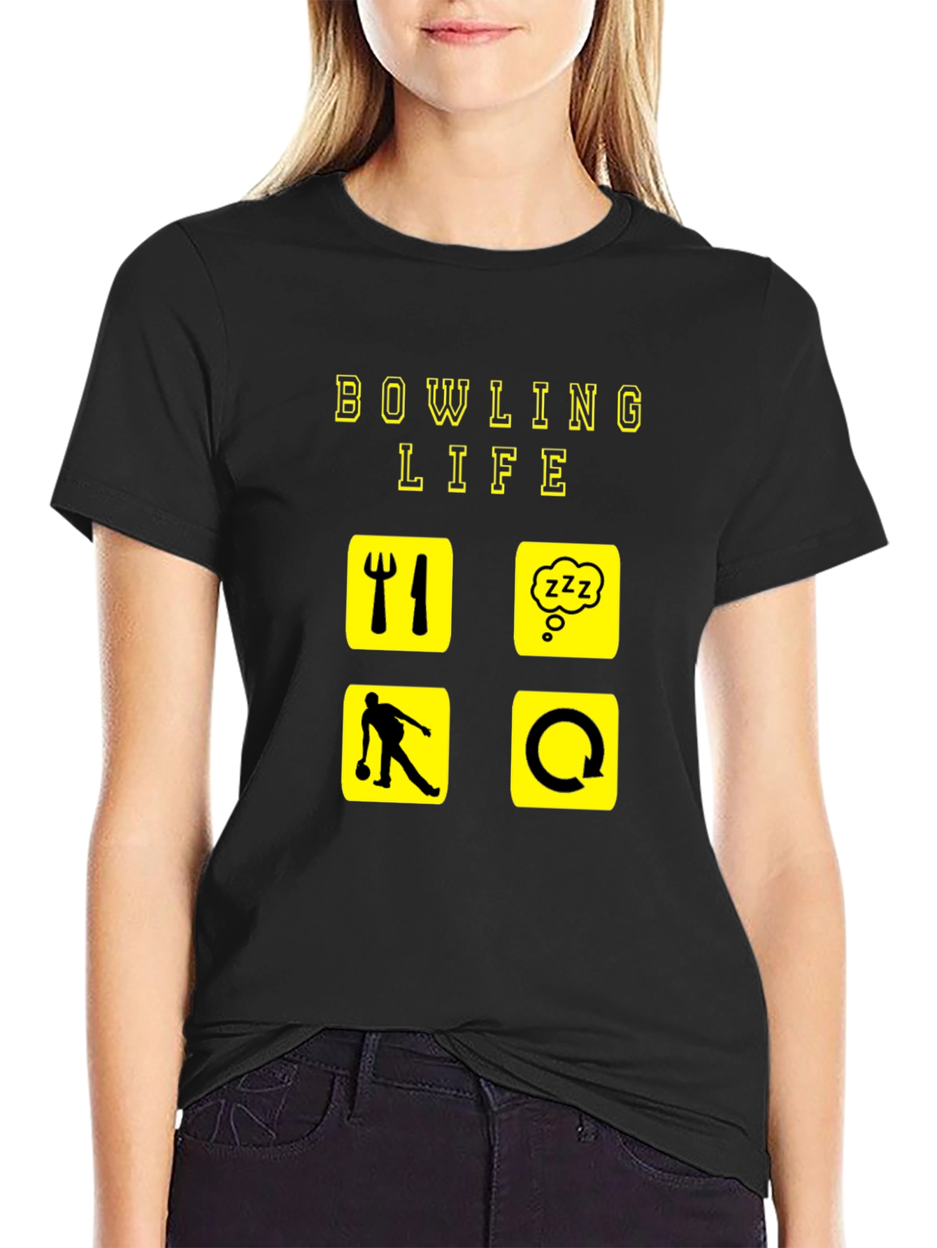 Bowling Life Graphic T-Shirt
