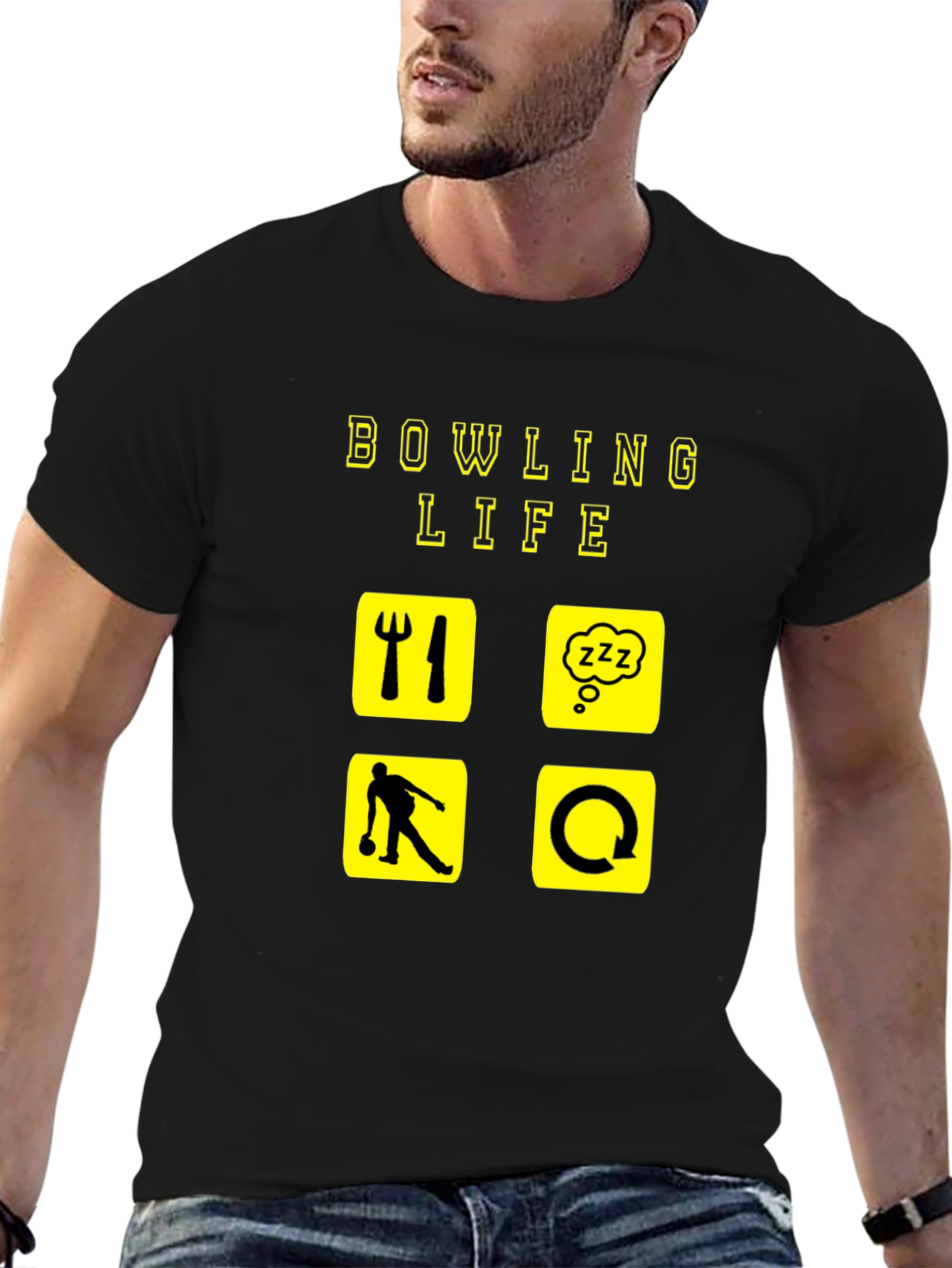 Bowling Life Graphic T-Shirt