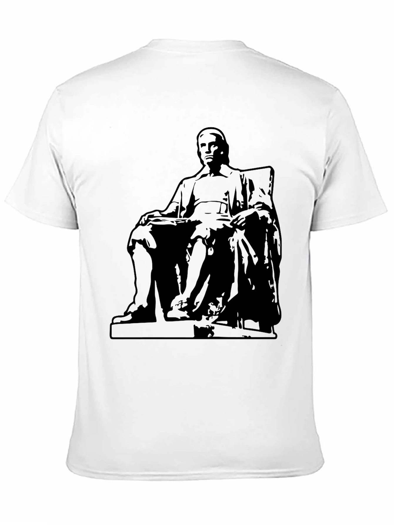 Statue Graphic Black T-Shirt | Casual Style