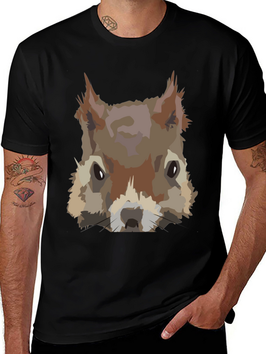 Squirrel Graphic Tee - Cool Animal Design