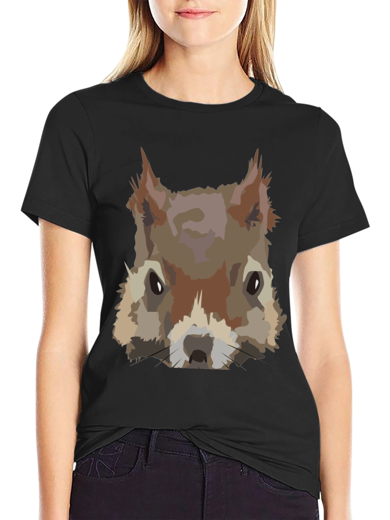 Squirrel Graphic Tee - Cool Animal Design