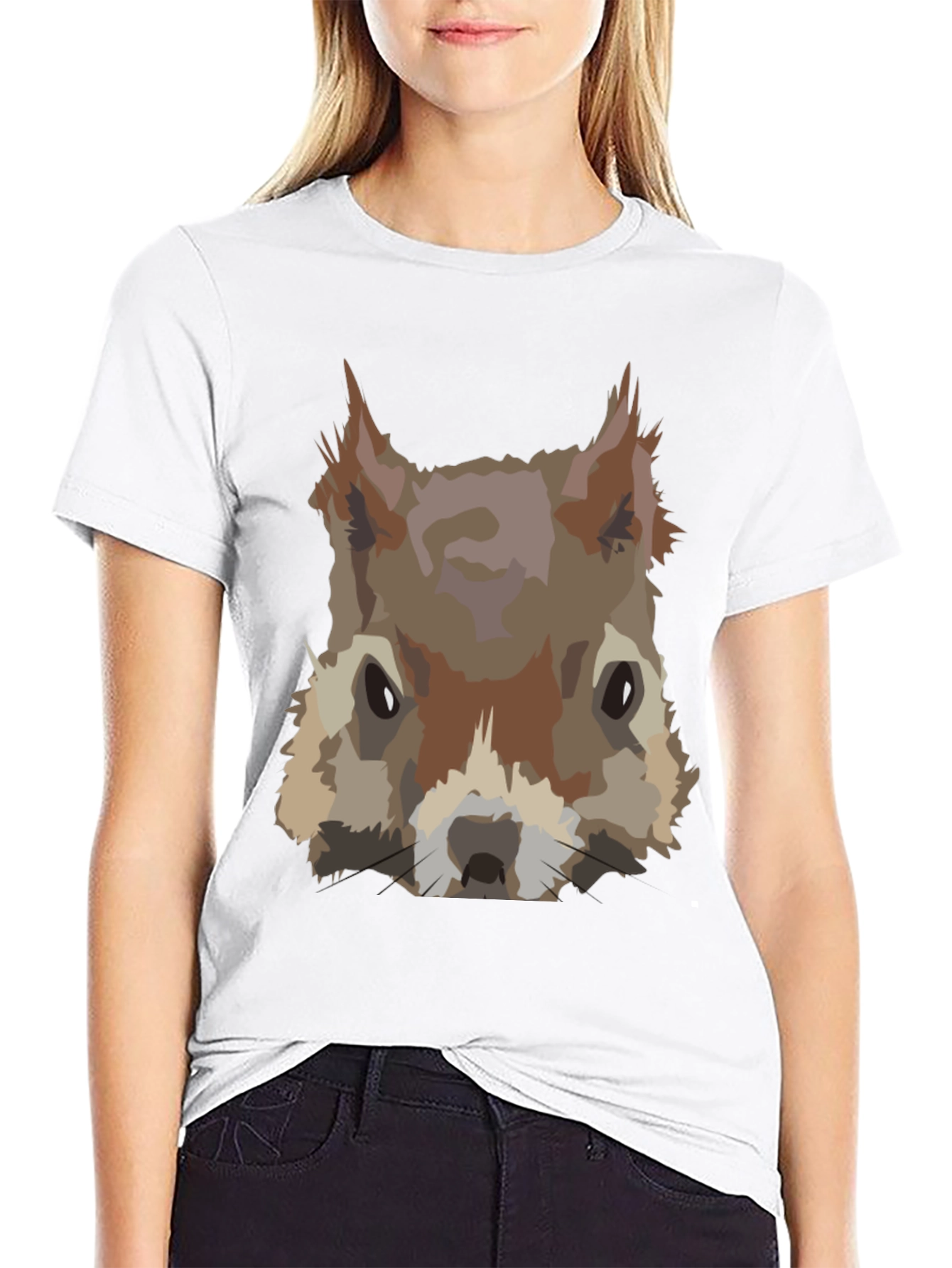 Squirrel Graphic Tee - Cool Animal Design