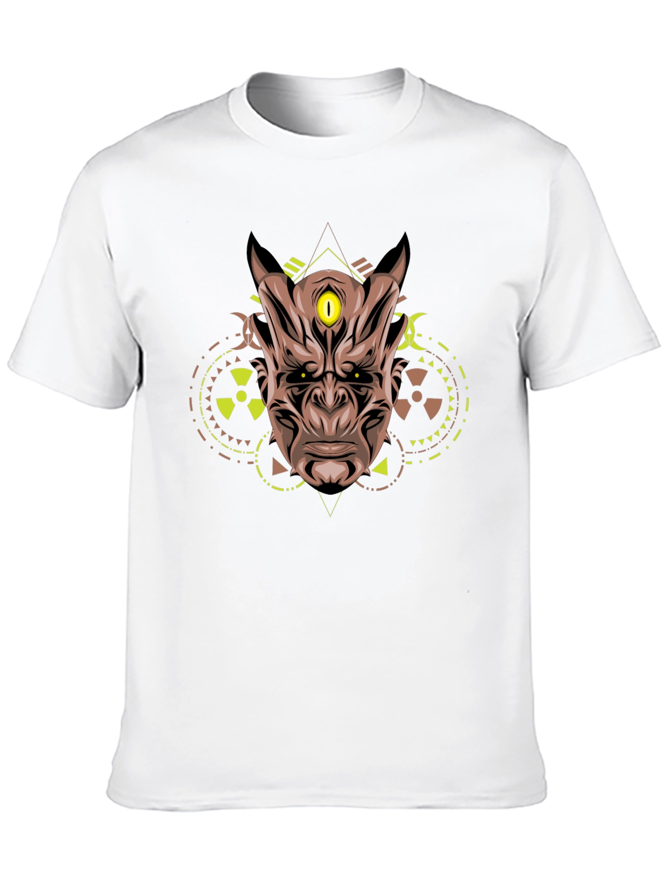 Third Eye Oni Mask Graphic Tee - Black