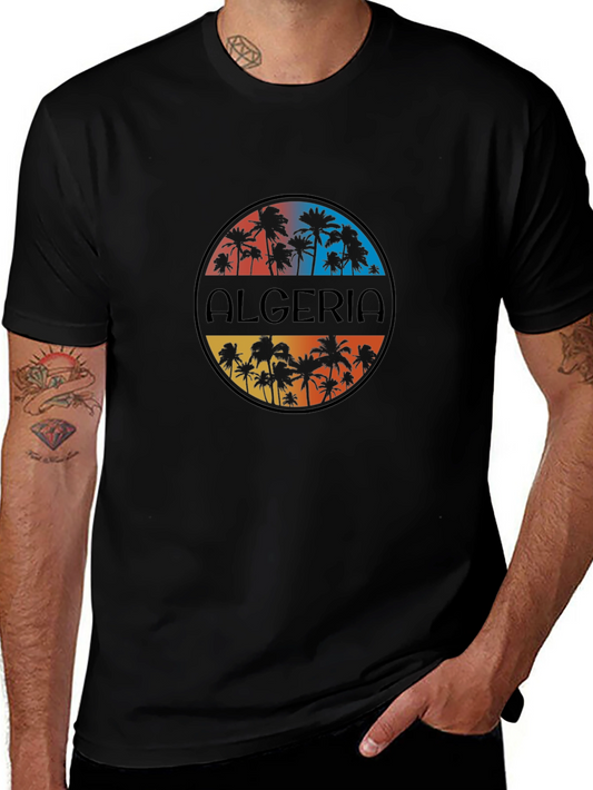 Algeria Palm Tree Graphic Tee