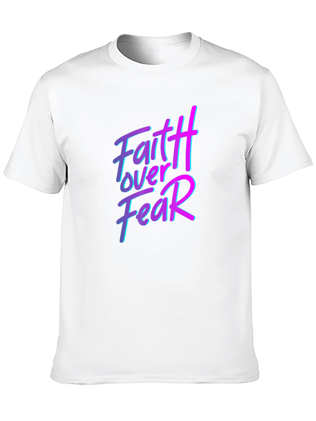 Faith Over Fear Graphic Tee - Trendy Christian T-Shirt