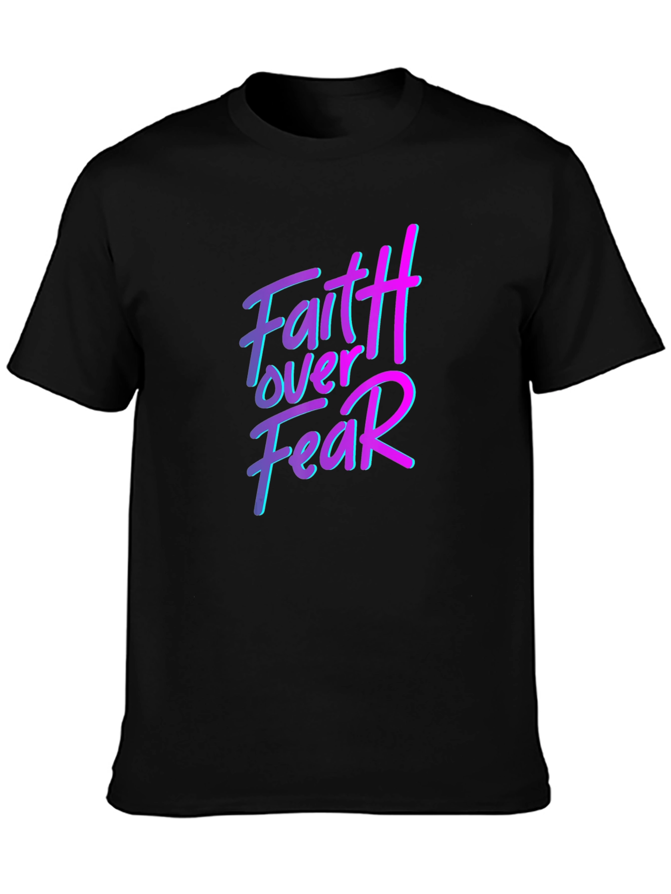 Faith Over Fear Graphic Tee - Trendy Christian T-Shirt