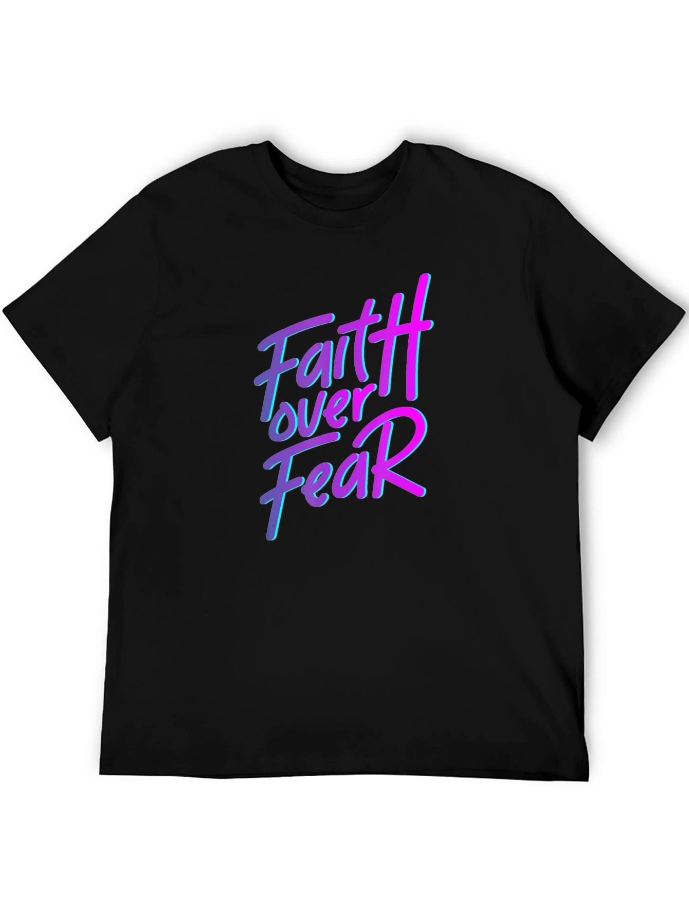 Faith Over Fear Graphic Tee - Trendy Christian T-Shirt