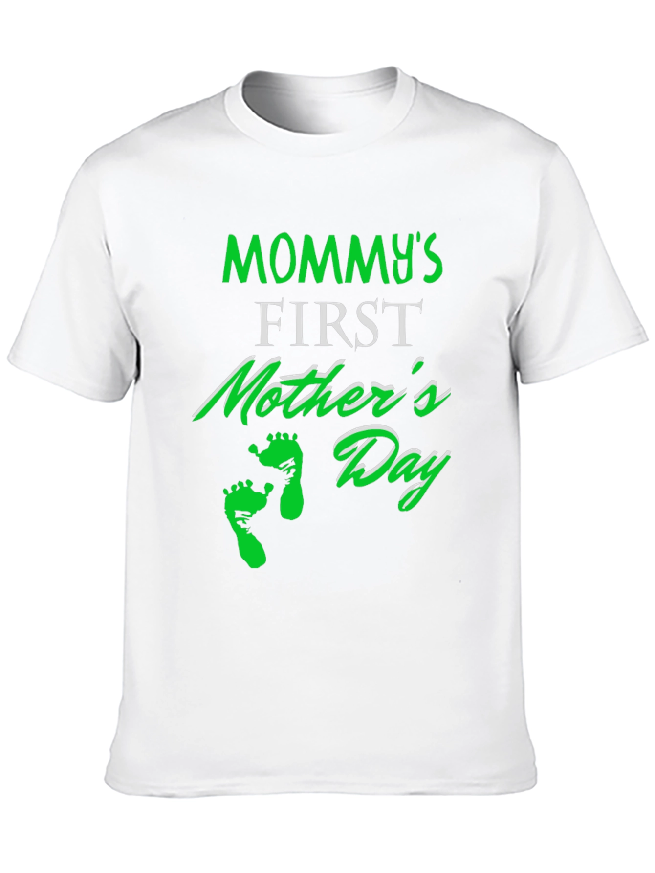 Mommys First Mothers Day Black T-Shirt