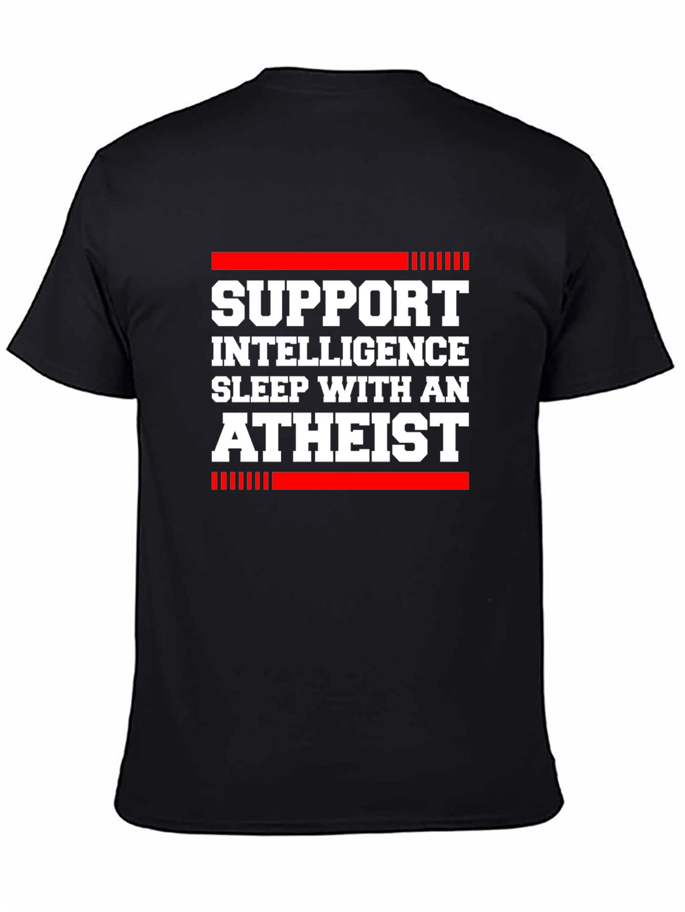 Support Intelligence Atheist Graphic T-Shirt