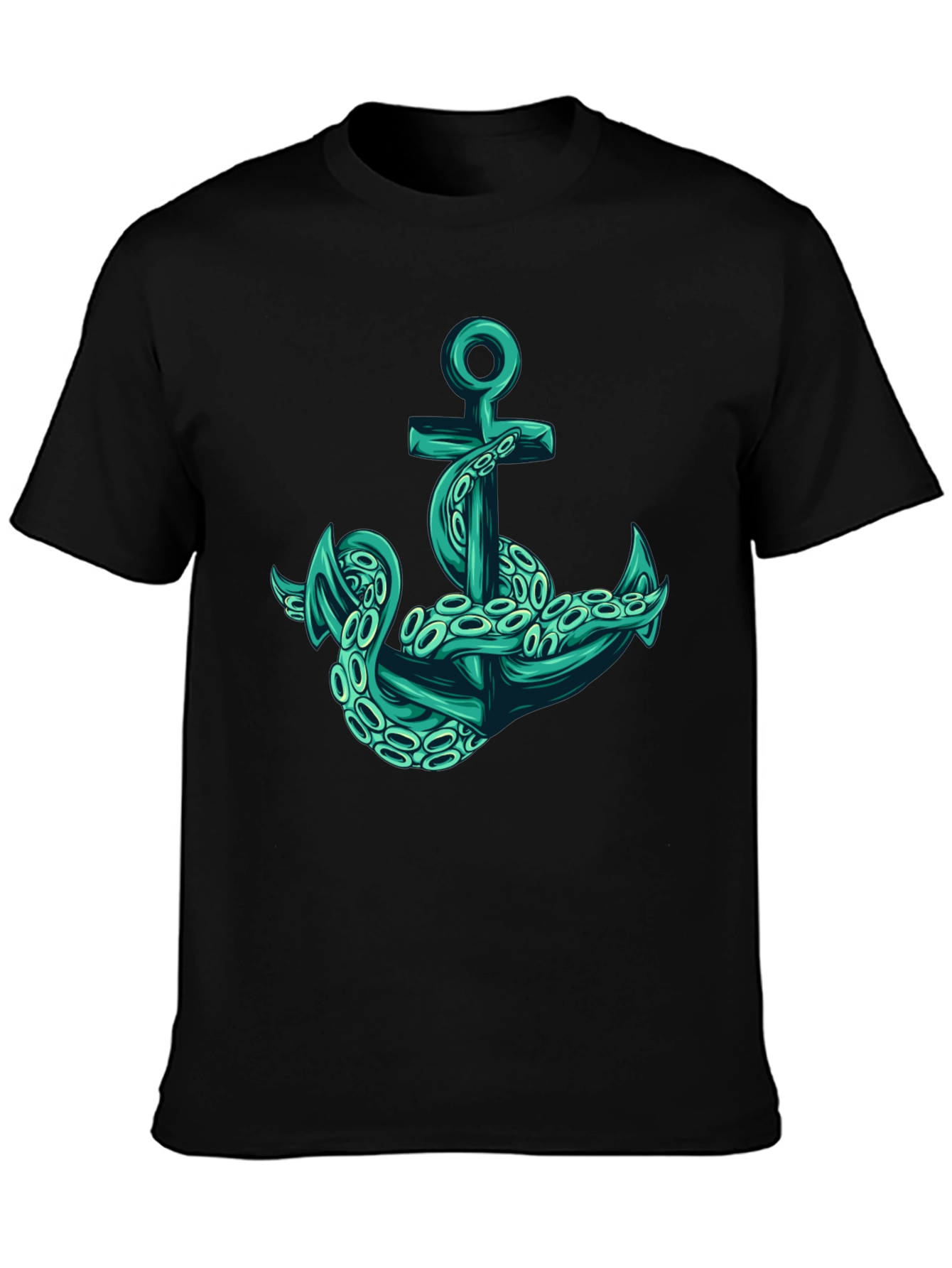 Octopus Anchor Graphic T-Shirt