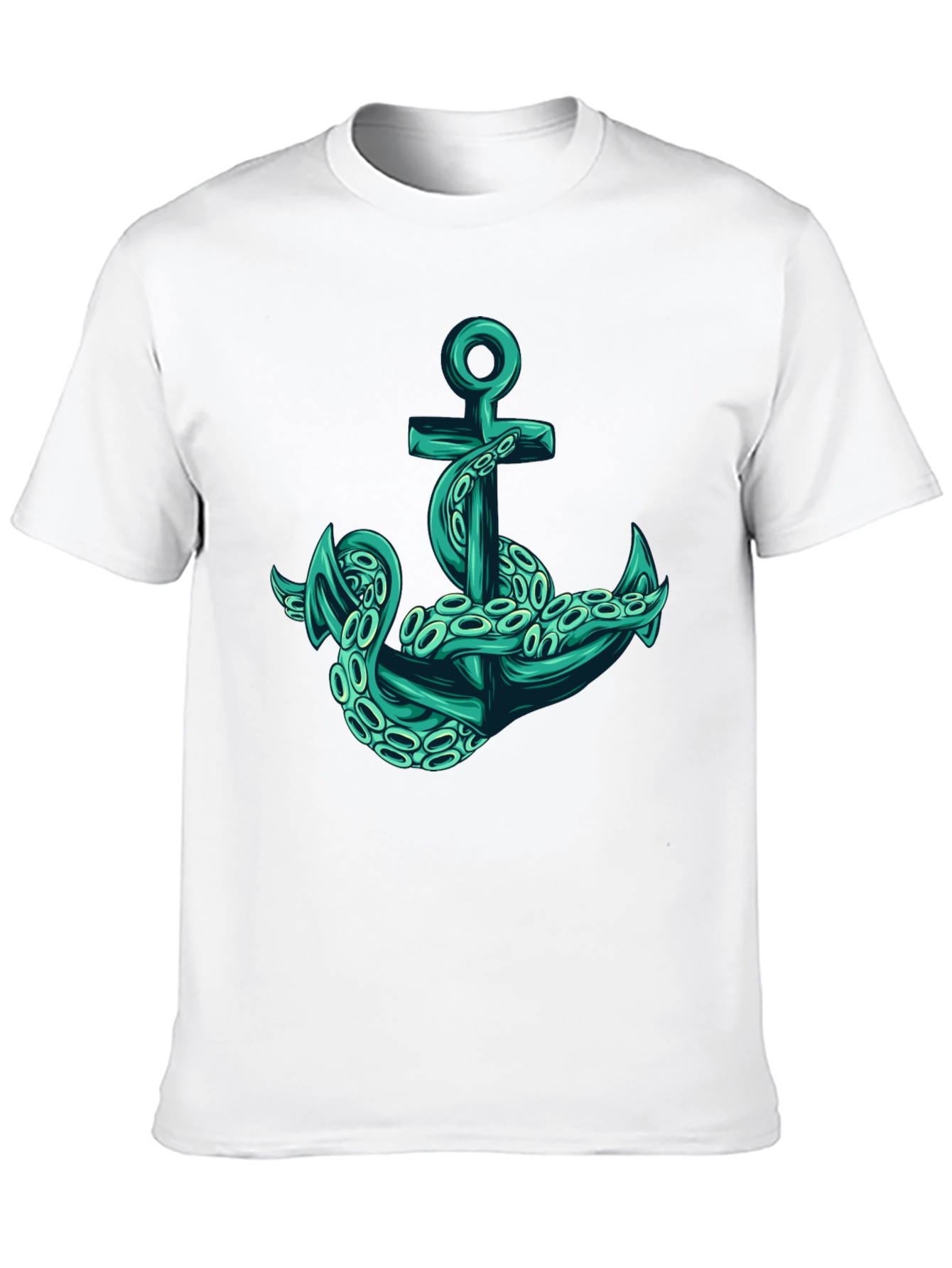 Octopus Anchor Graphic T-Shirt