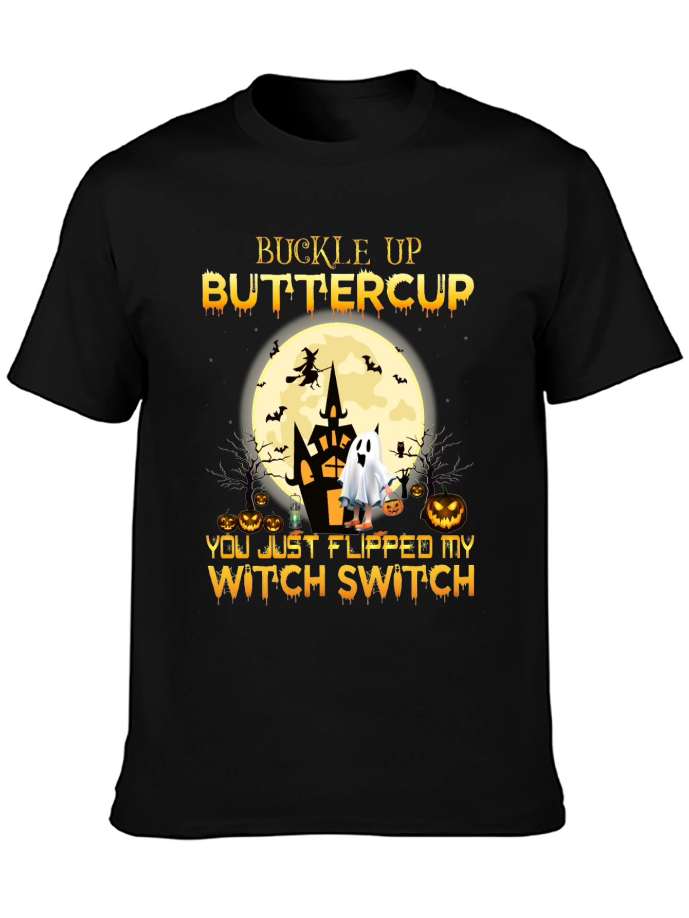 Buckle Up Buttercup Halloween T-Shirt