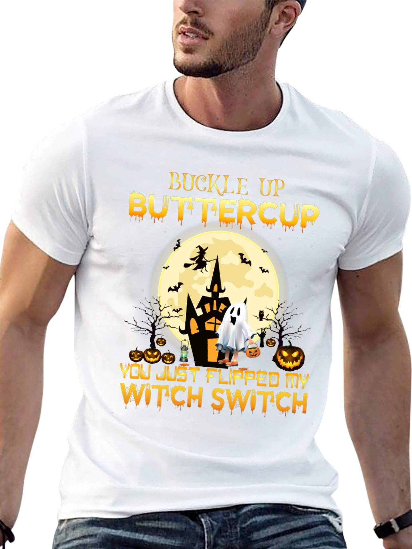 Buckle Up Buttercup Halloween T-Shirt
