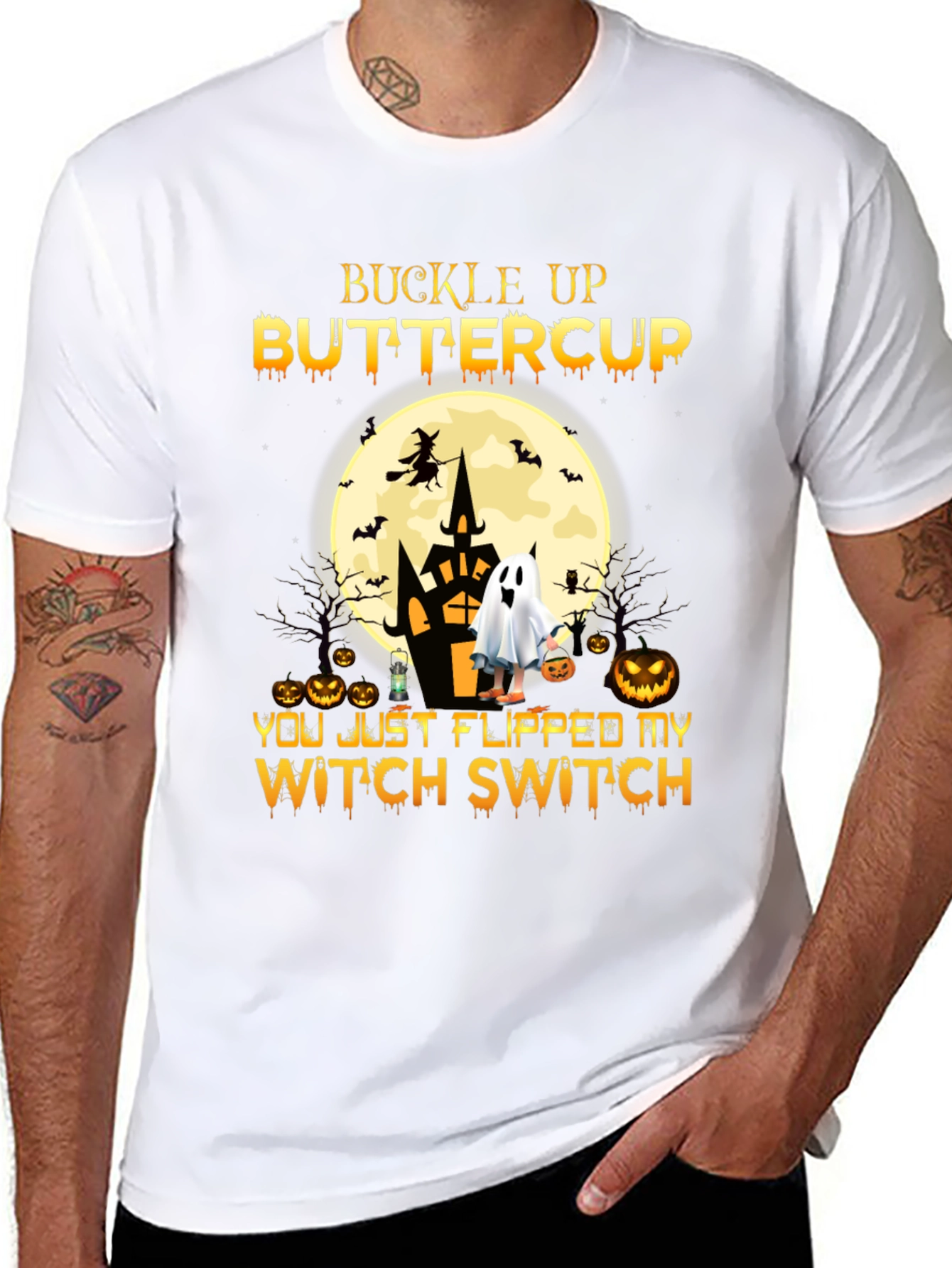 Buckle Up Buttercup Halloween T-Shirt