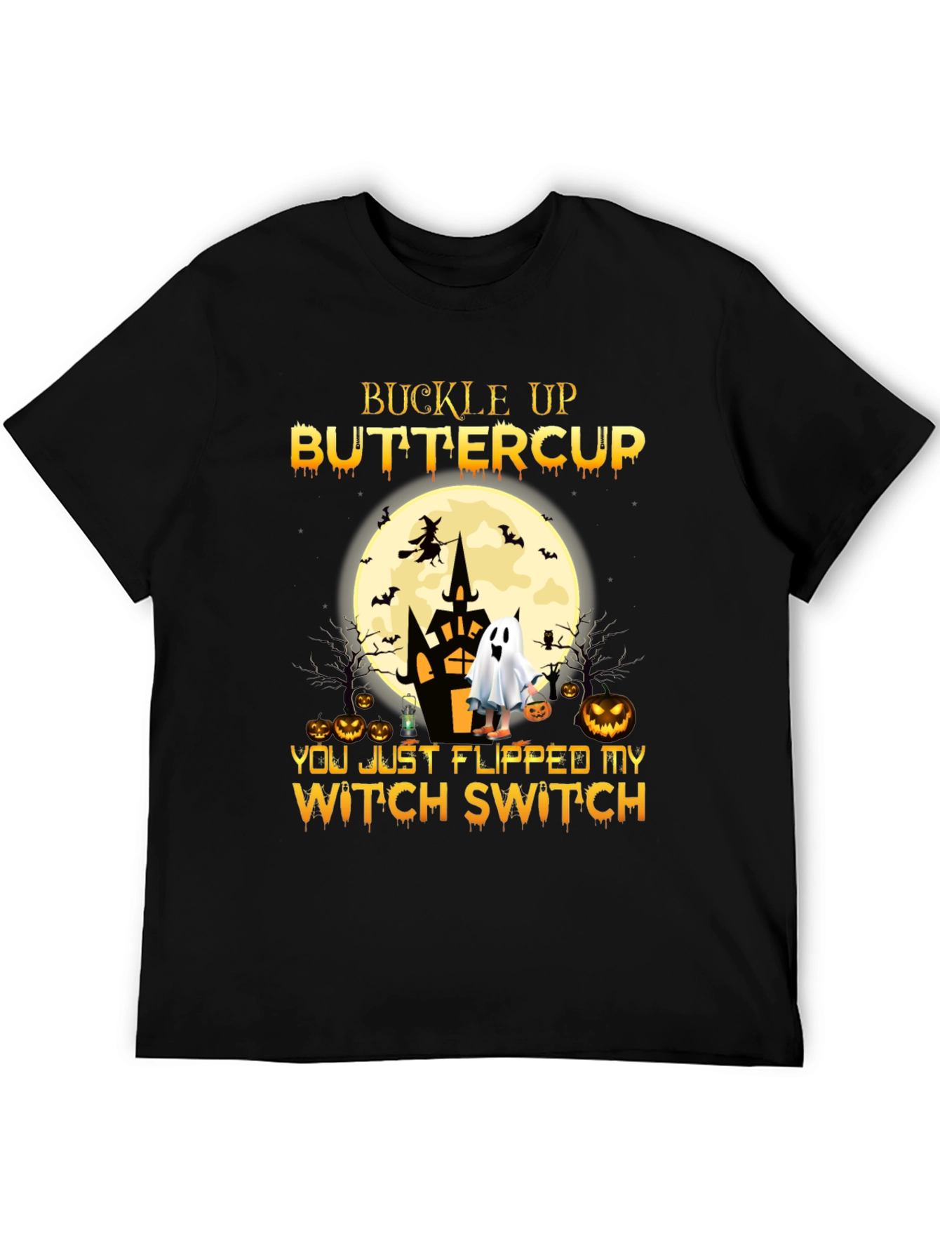 Buckle Up Buttercup Halloween T-Shirt