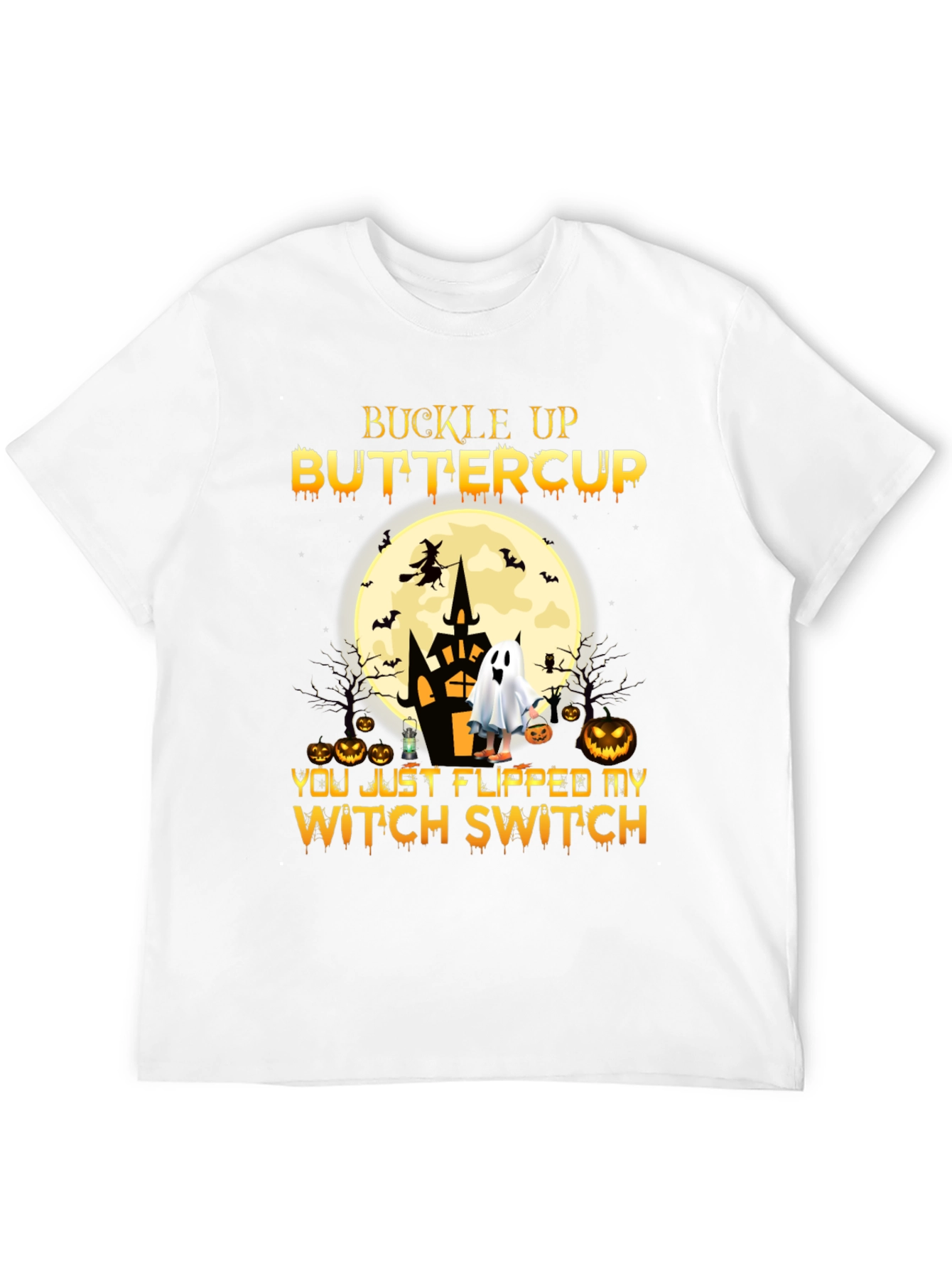 Buckle Up Buttercup Halloween T-Shirt