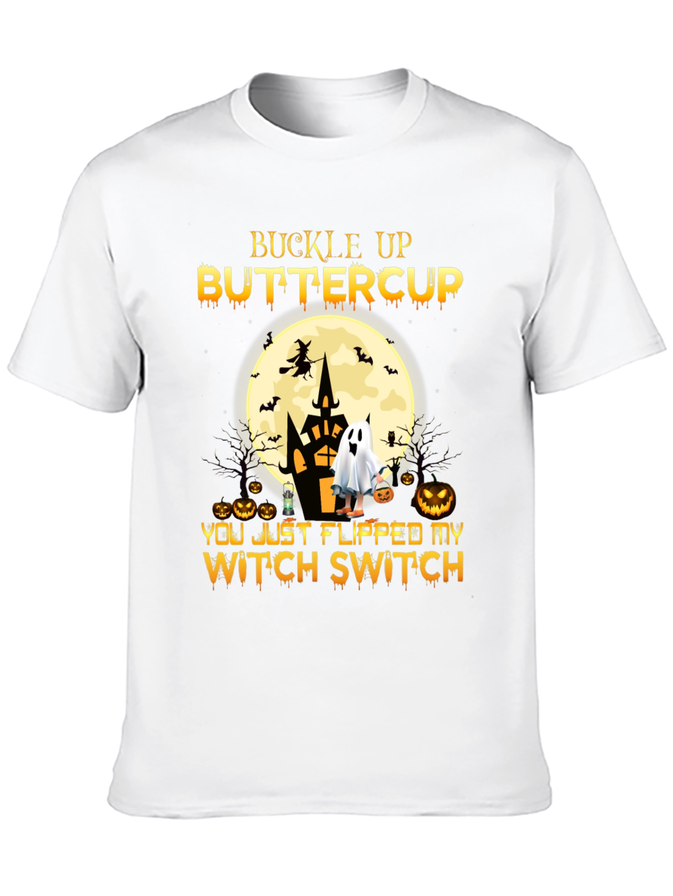 Buckle Up Buttercup Halloween T-Shirt