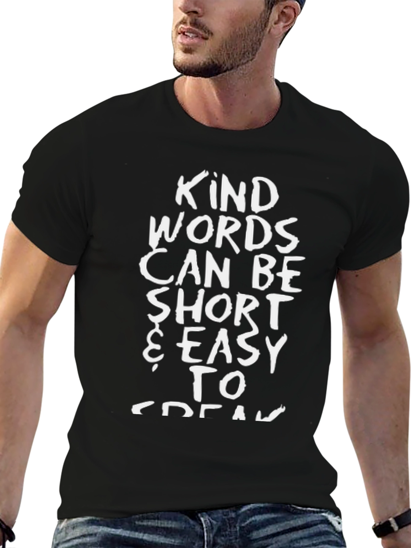 Kind Words T-Shirt: Short Easy Speak