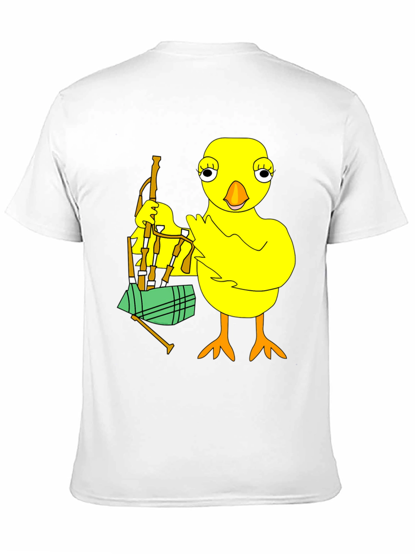 Chicken with Bagpipes Graphic T-Shirt