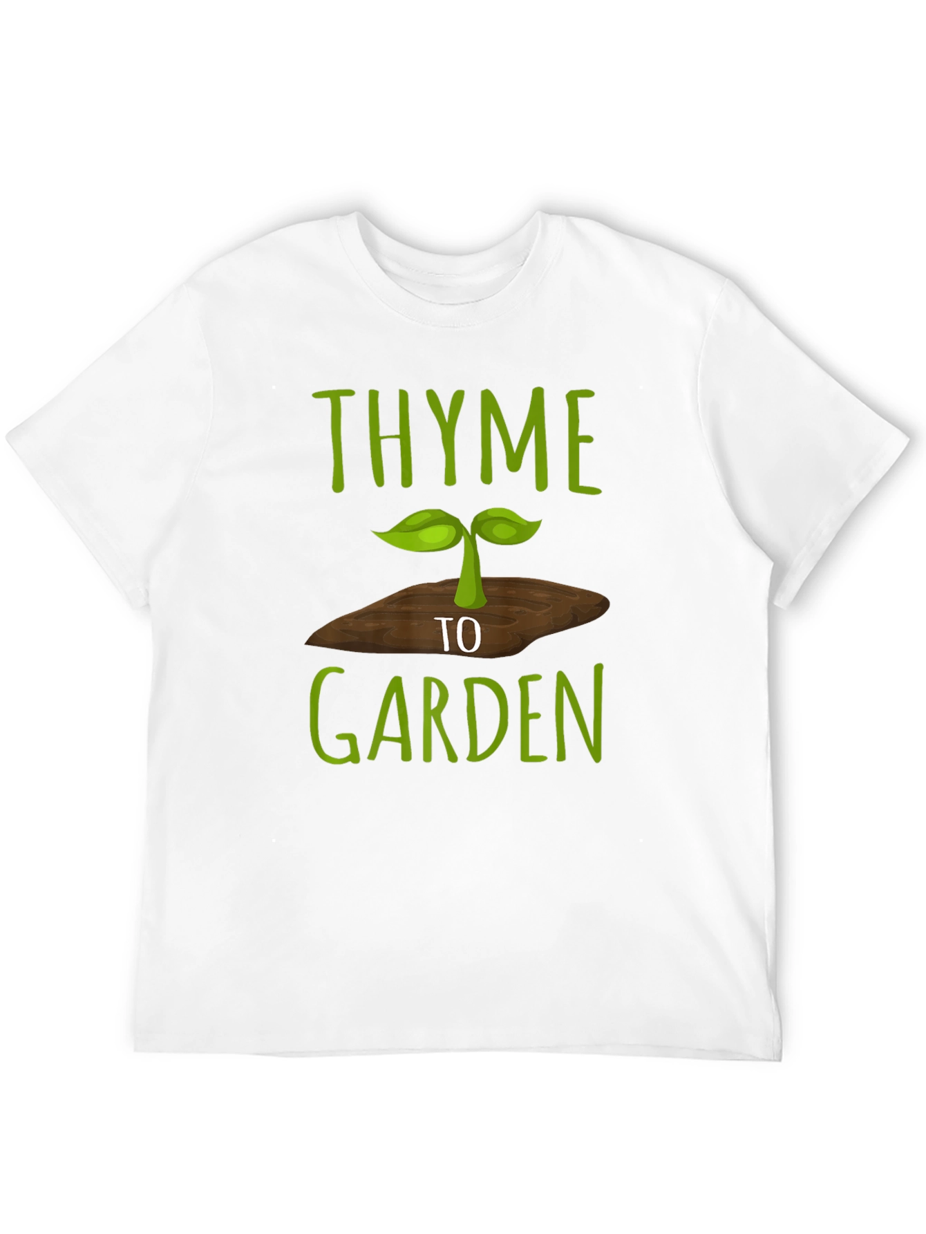 Thyme to Garden Graphic Tee - Black