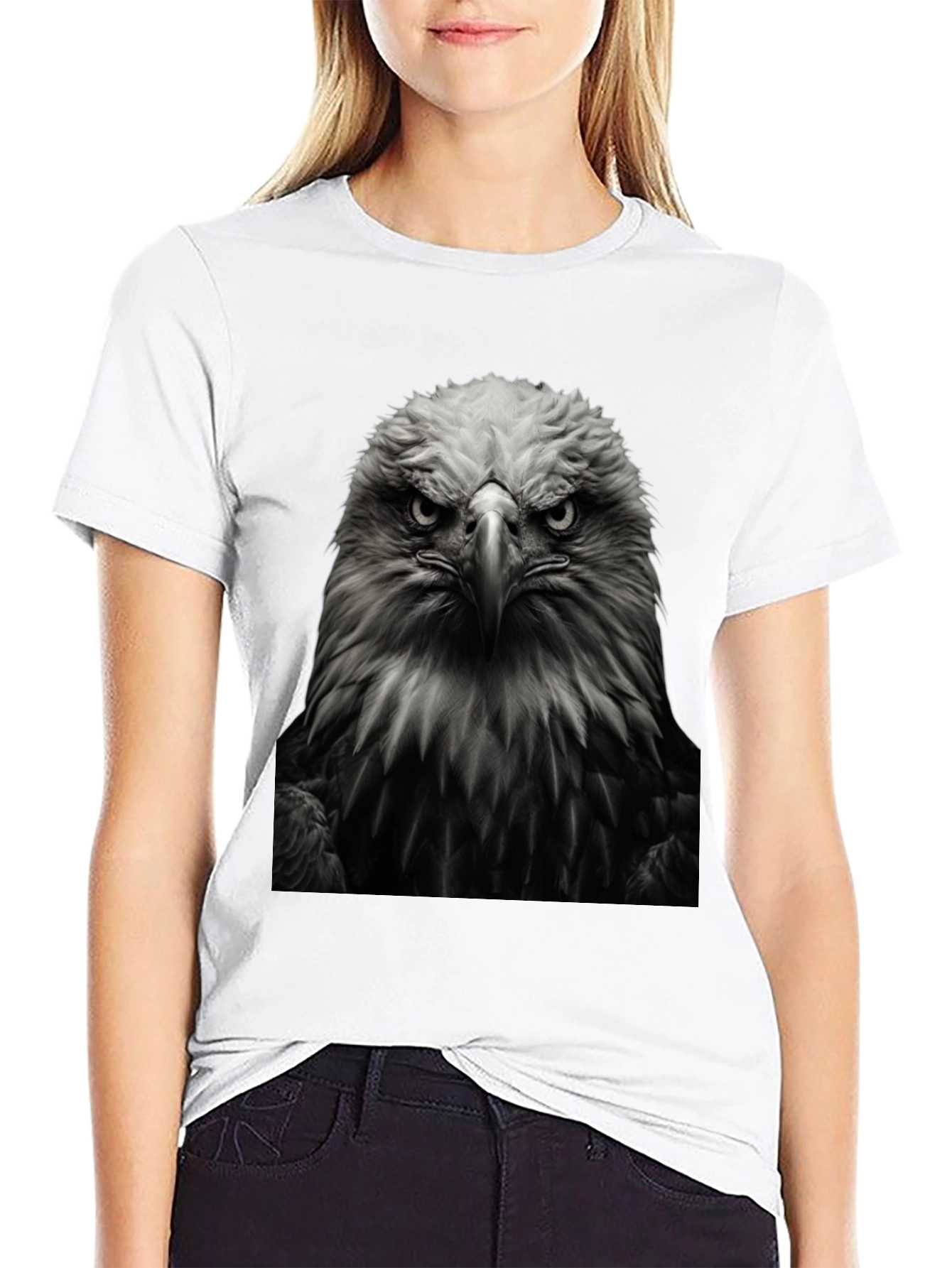 Eagle Graphic Tee - Bold Black T-Shirt