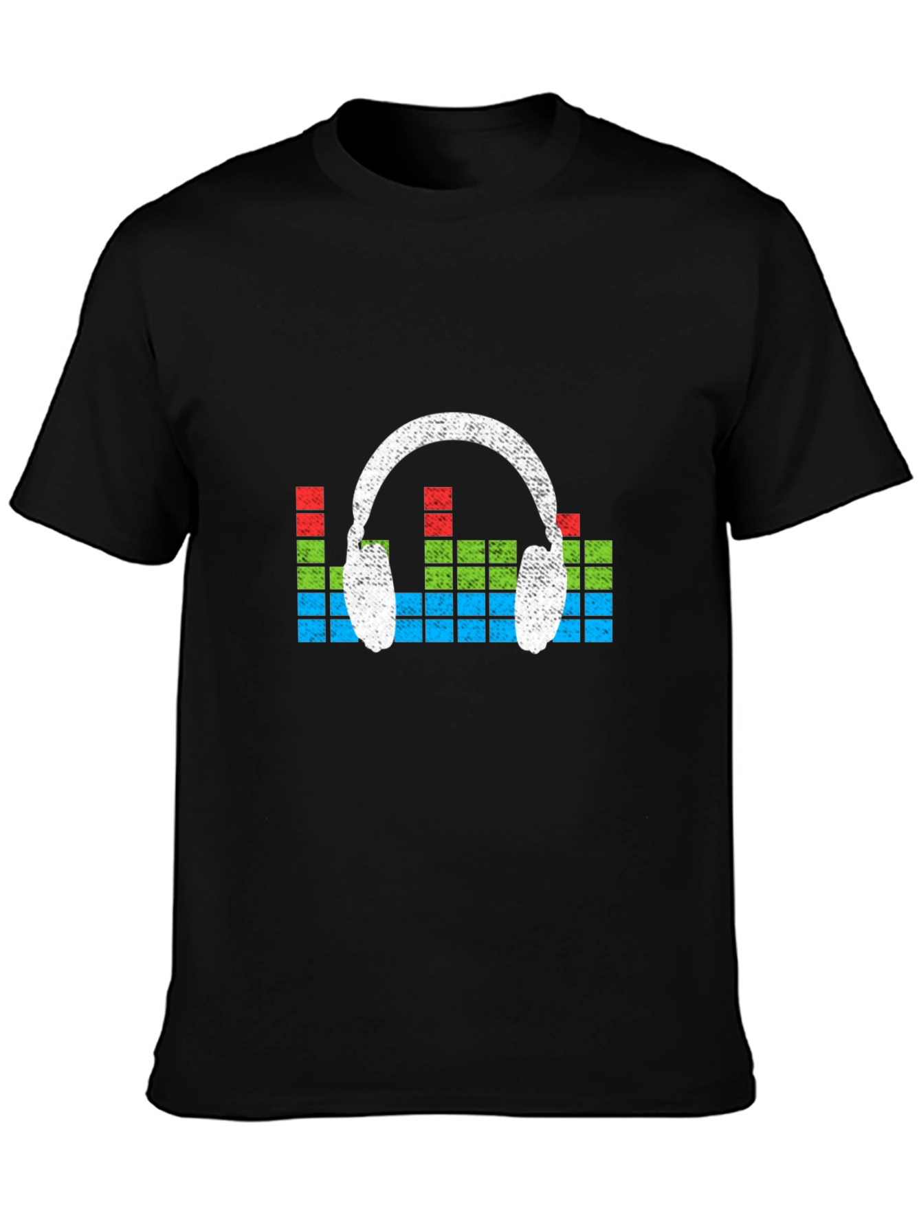 Retro Headphones Graphic T-Shirt - Music Lover Tee