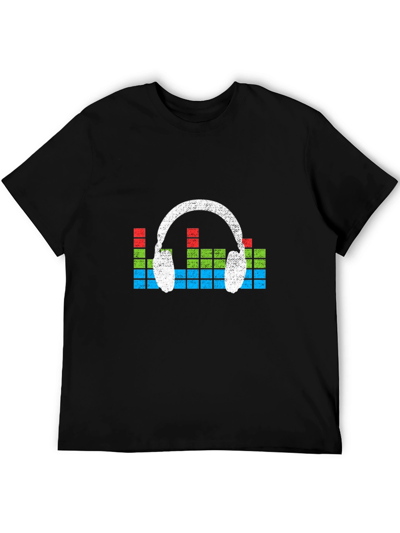 Retro Headphones Graphic T-Shirt - Music Lover Tee