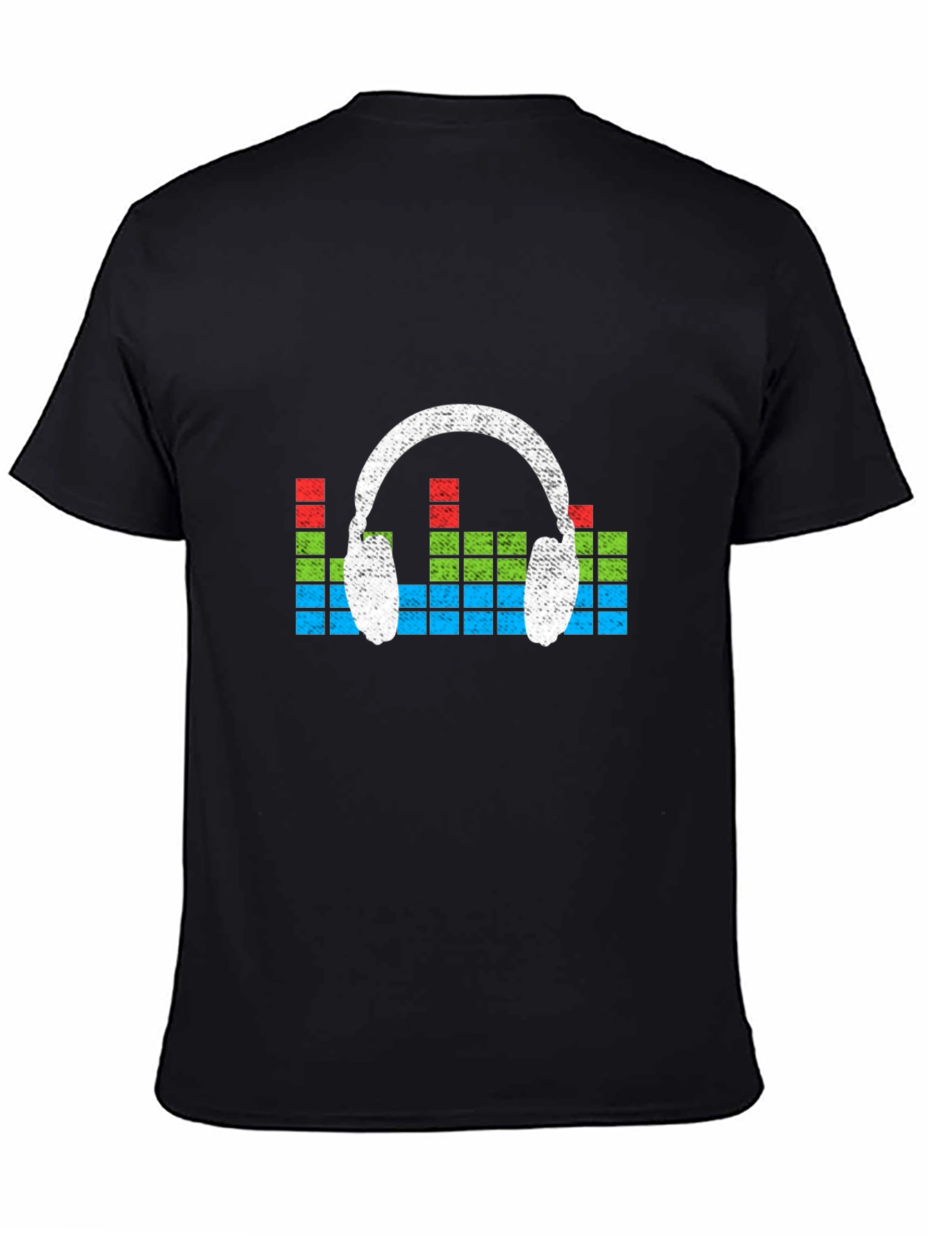 Retro Headphones Graphic T-Shirt - Music Lover Tee
