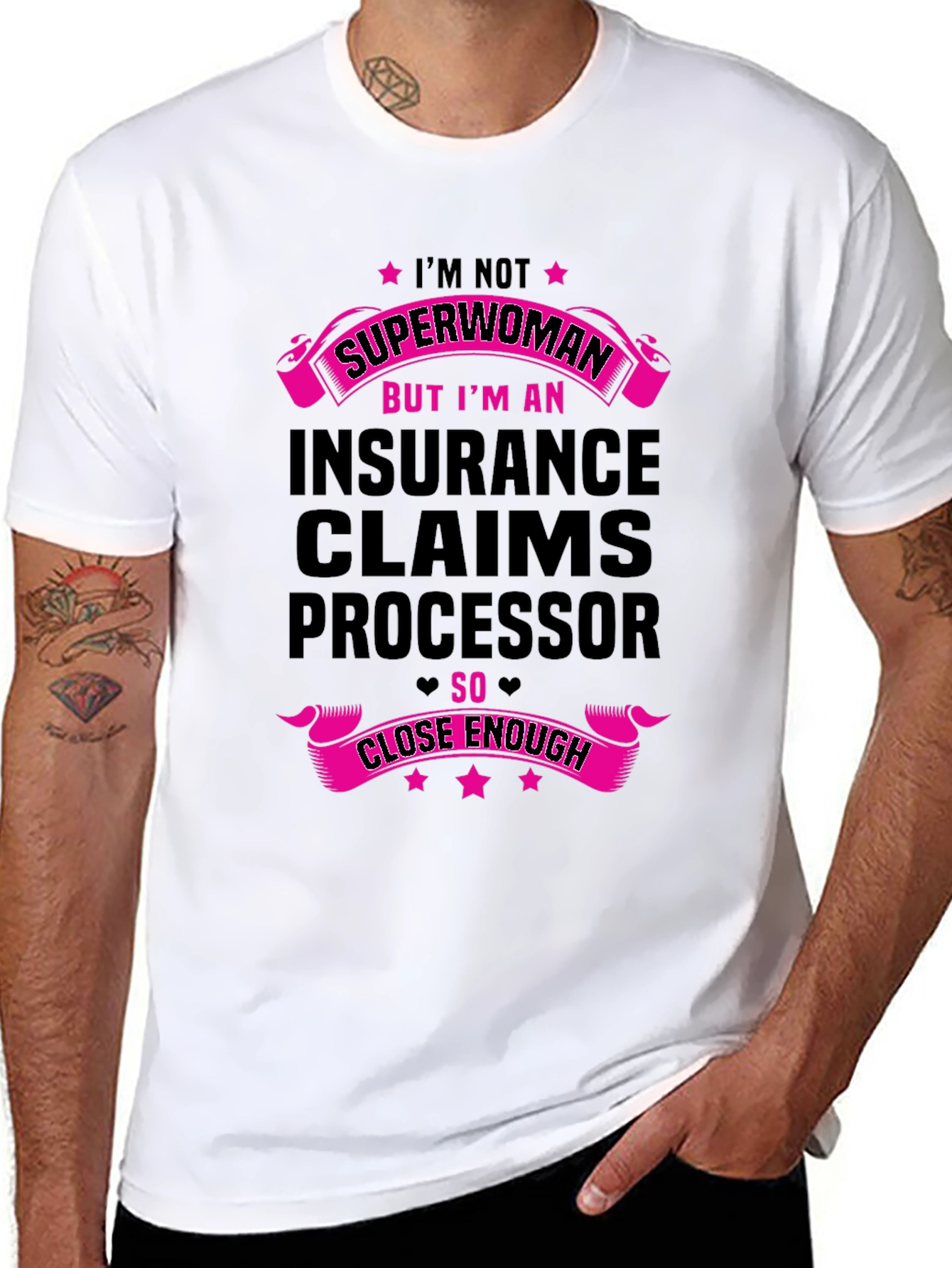 Insurance Claims Processor Superwoman T-Shirt