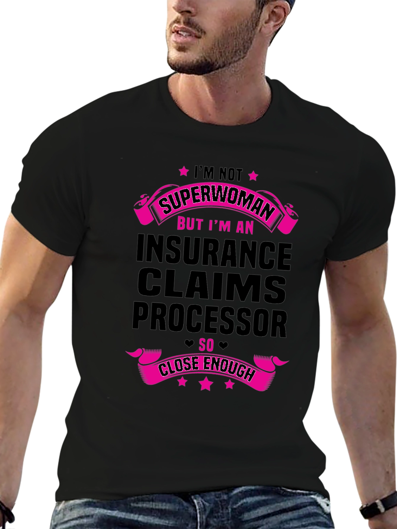 Insurance Claims Processor Superwoman T-Shirt