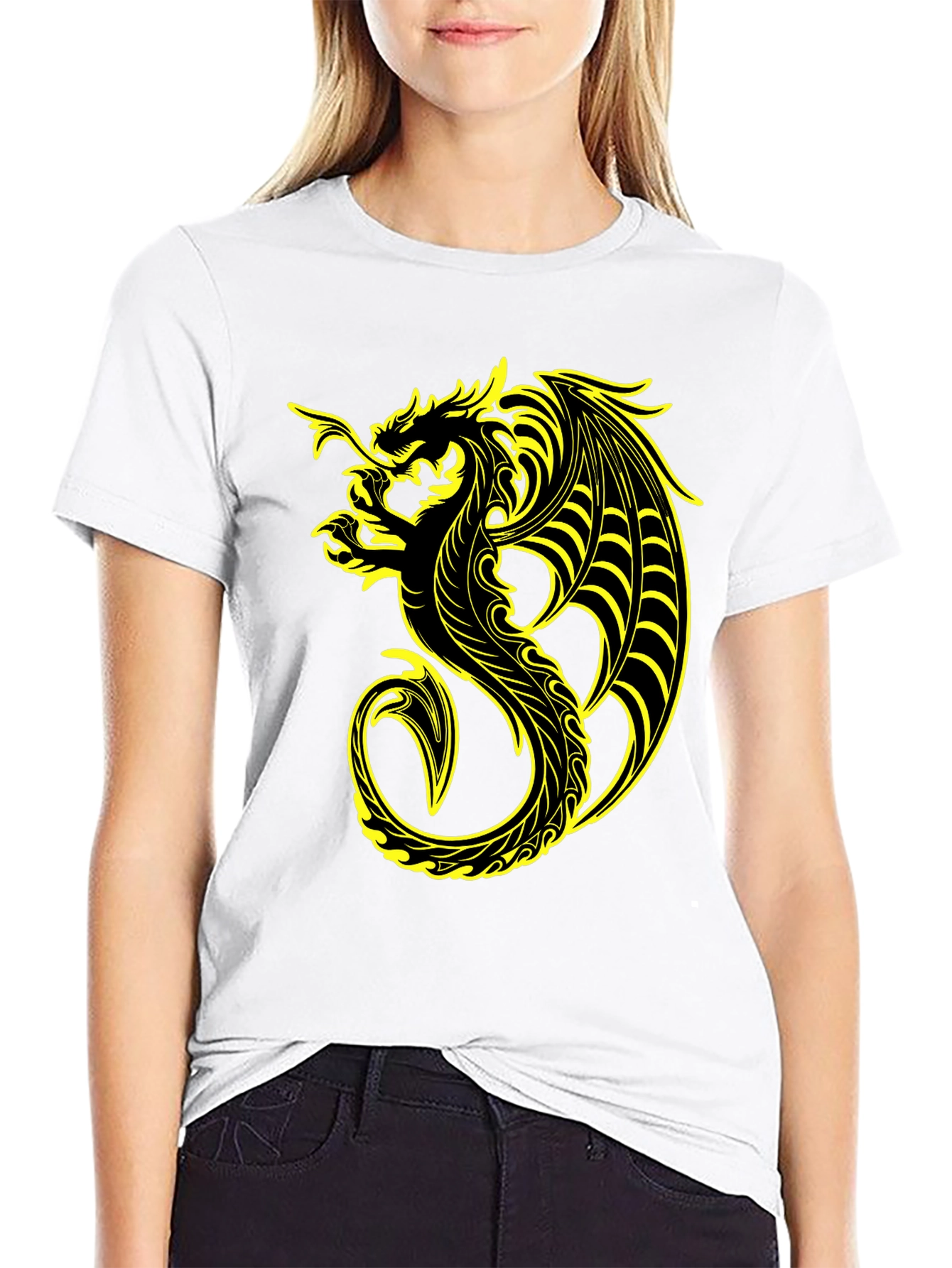 Dragon Graphic T-Shirt - Black Tee