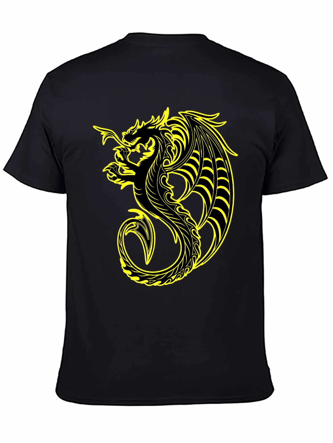 Dragon Graphic T-Shirt - Black Tee